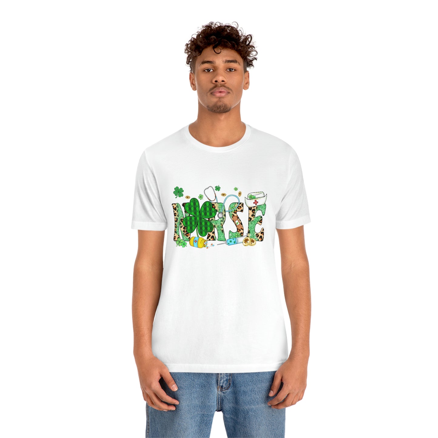 Nurse St. Patrick's Day Unisex Jersey Short Sleeve Tee