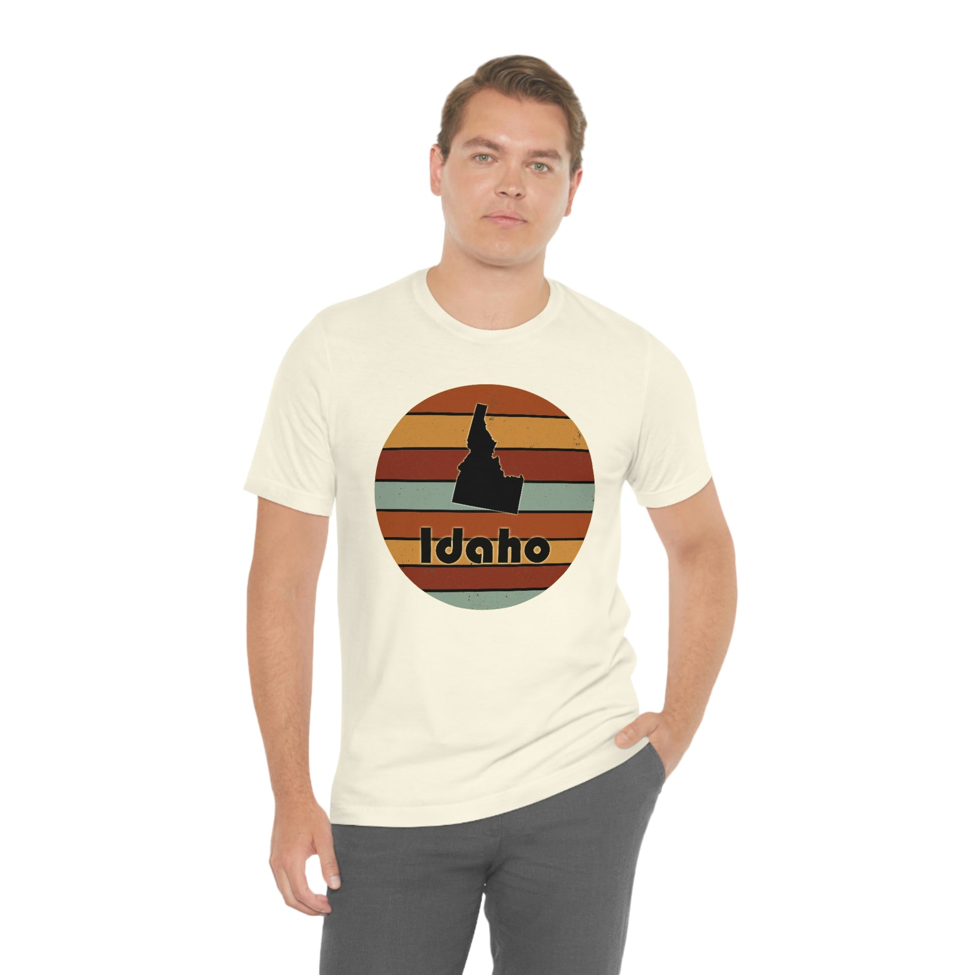 Idaho Retro Sunset Short Sleeve T-shirt