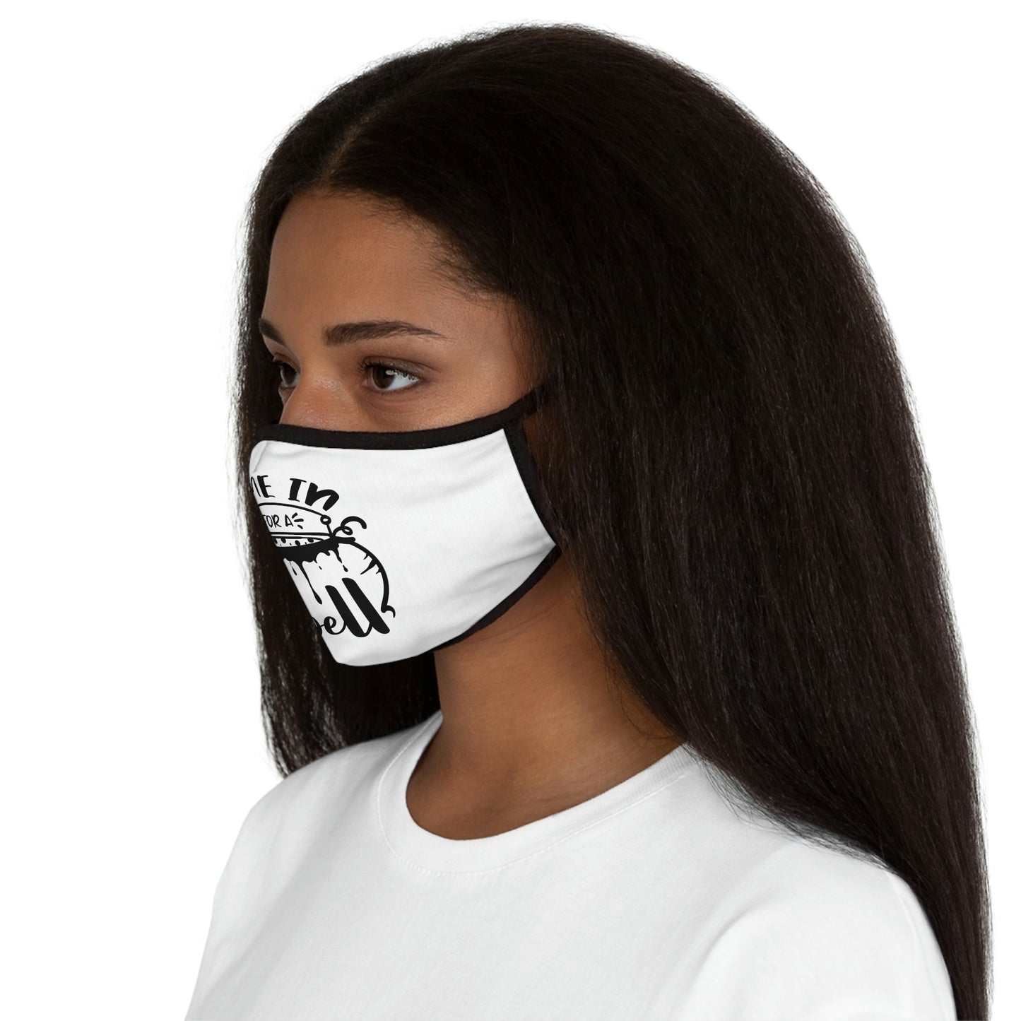 Come in for a Spell Fitted Polyester Face Mask