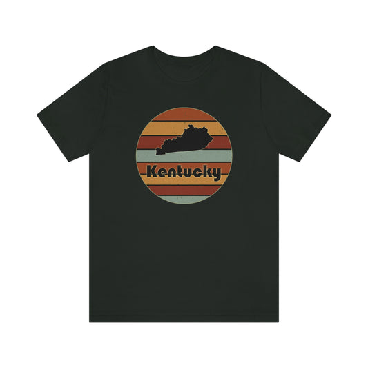 Kentucky Retro Sunset Short Sleeve T-shirt
