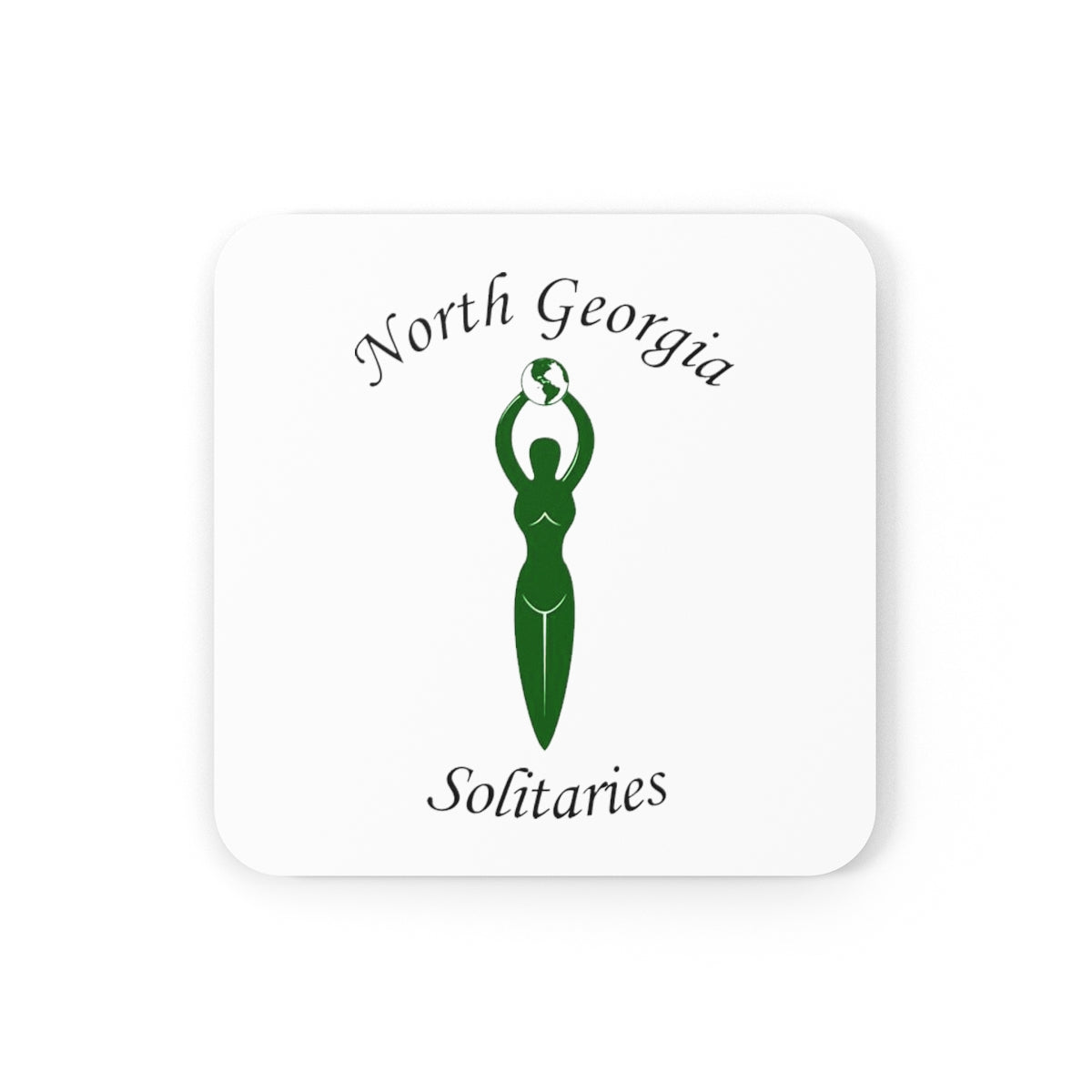 North Georgia Solitaries Corkwood Coaster Set