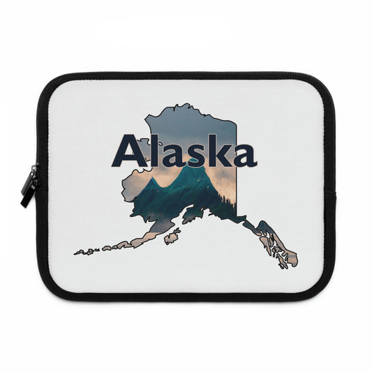 Alaska Mountain Scene Print Laptop Sleeve