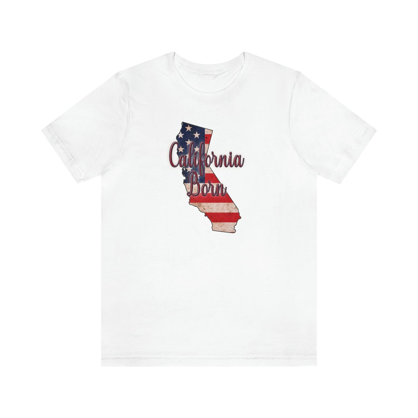 California US Flag Unisex Jersey Short Sleeve Tee Tshirt T-shirt
