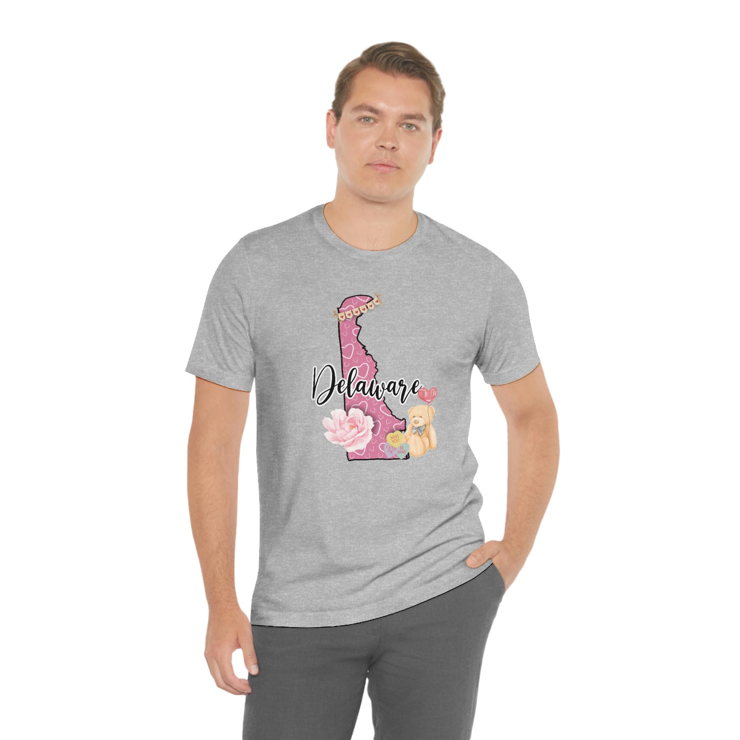 Delaware Valentine Short Sleeve  T-shirt