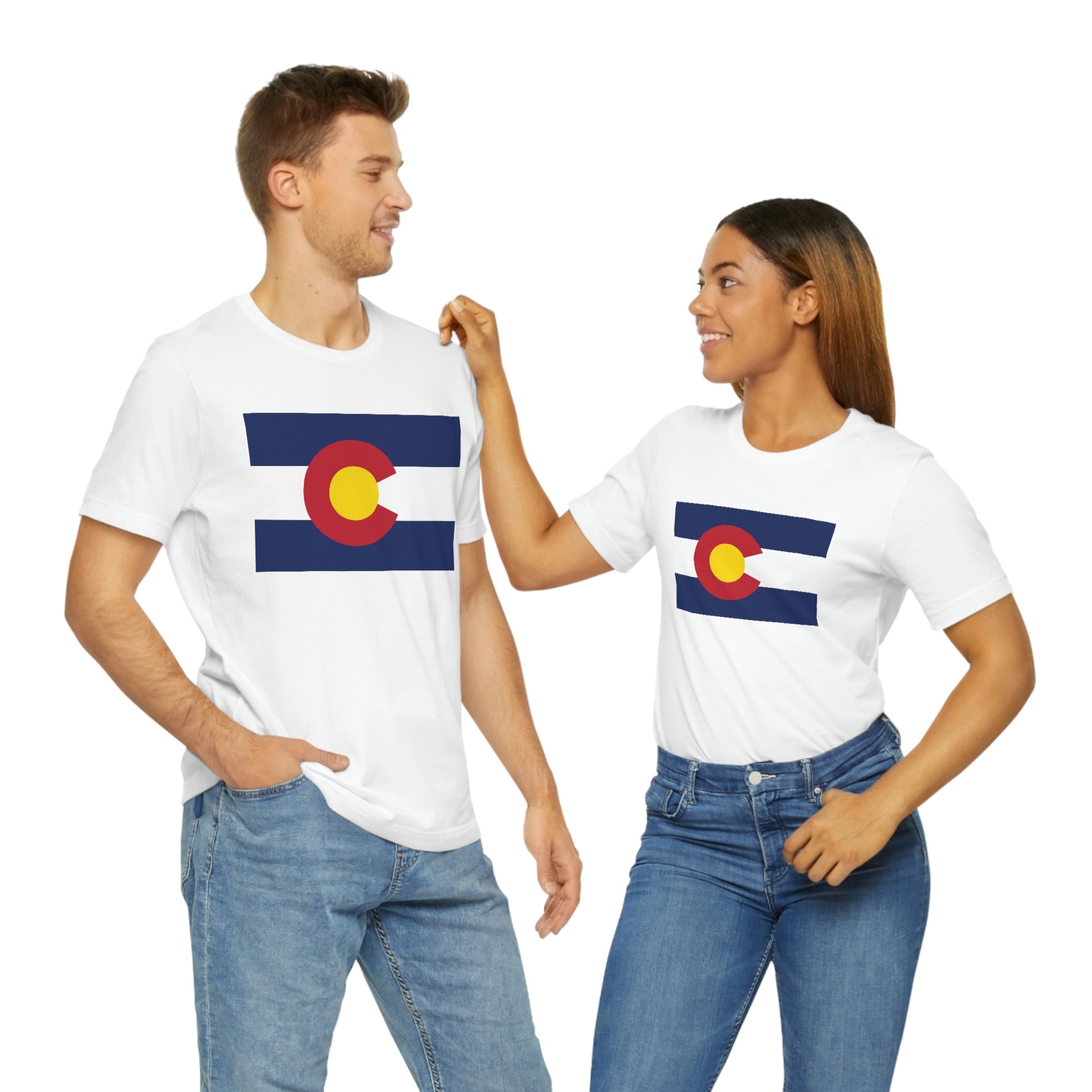 Colorado Flag Unisex Jersey Short Sleeve Tee Tshirt T-shirt