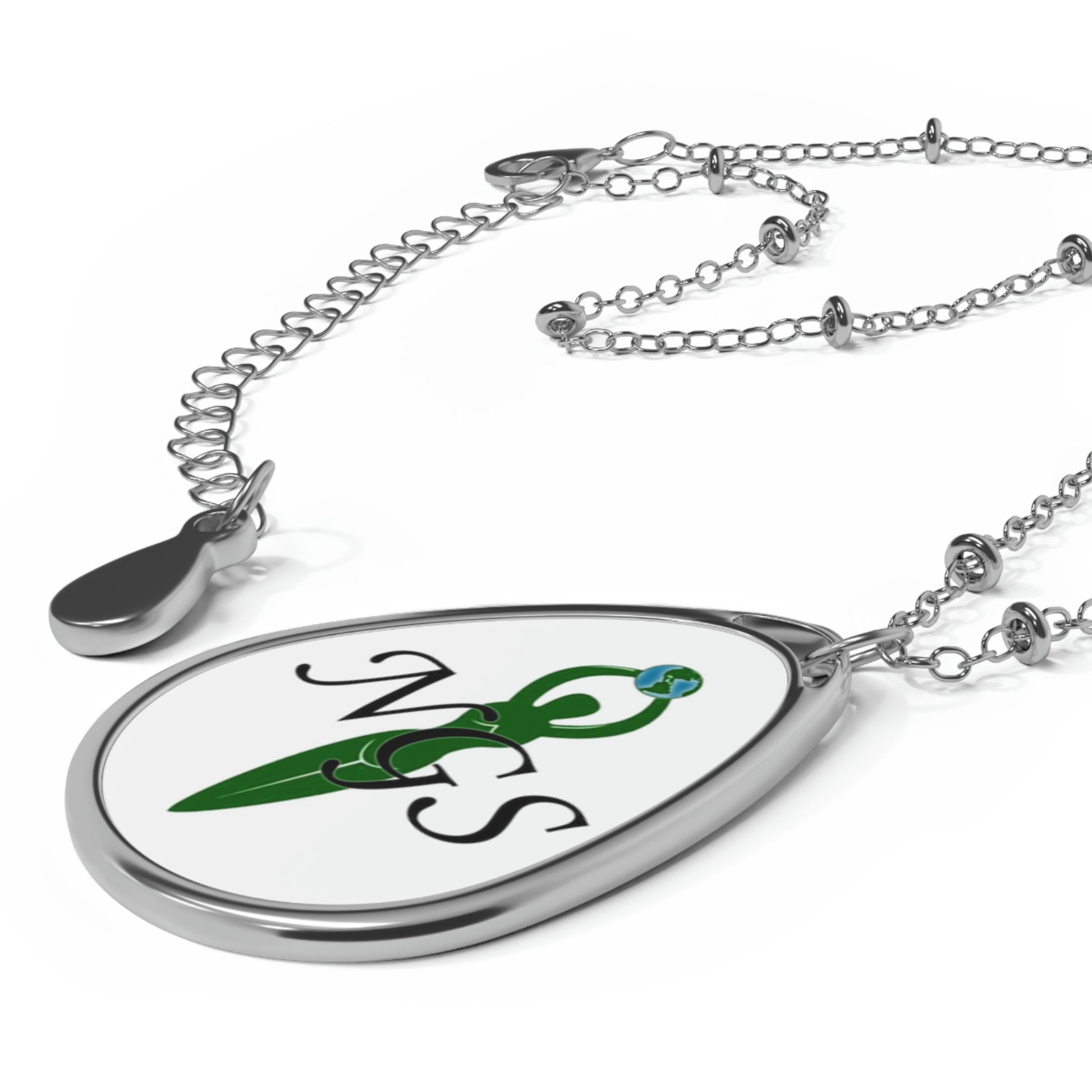 North Georgia Solitaries Oval Necklace