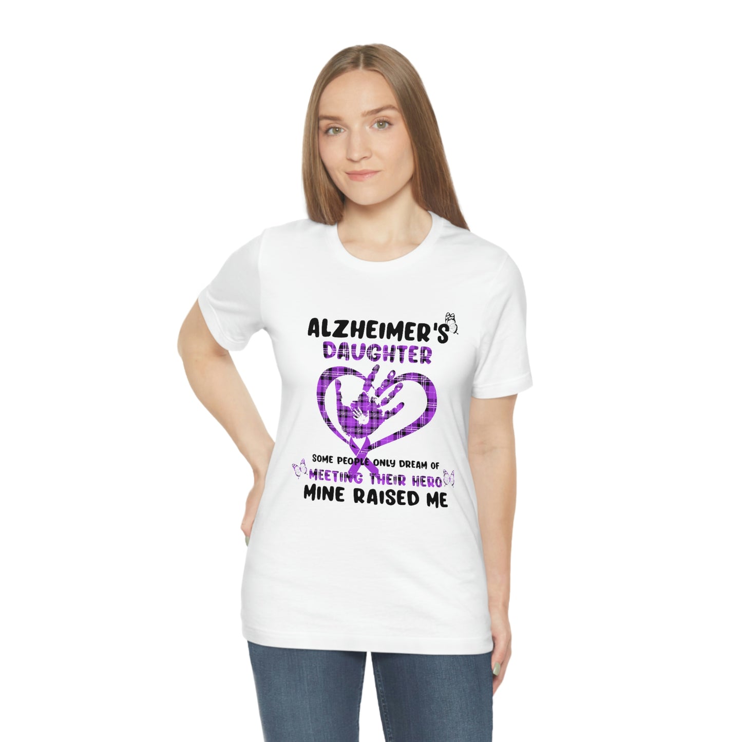 Alzheimer's Daughter Print Unisex Jersey Short Sleeve Tee