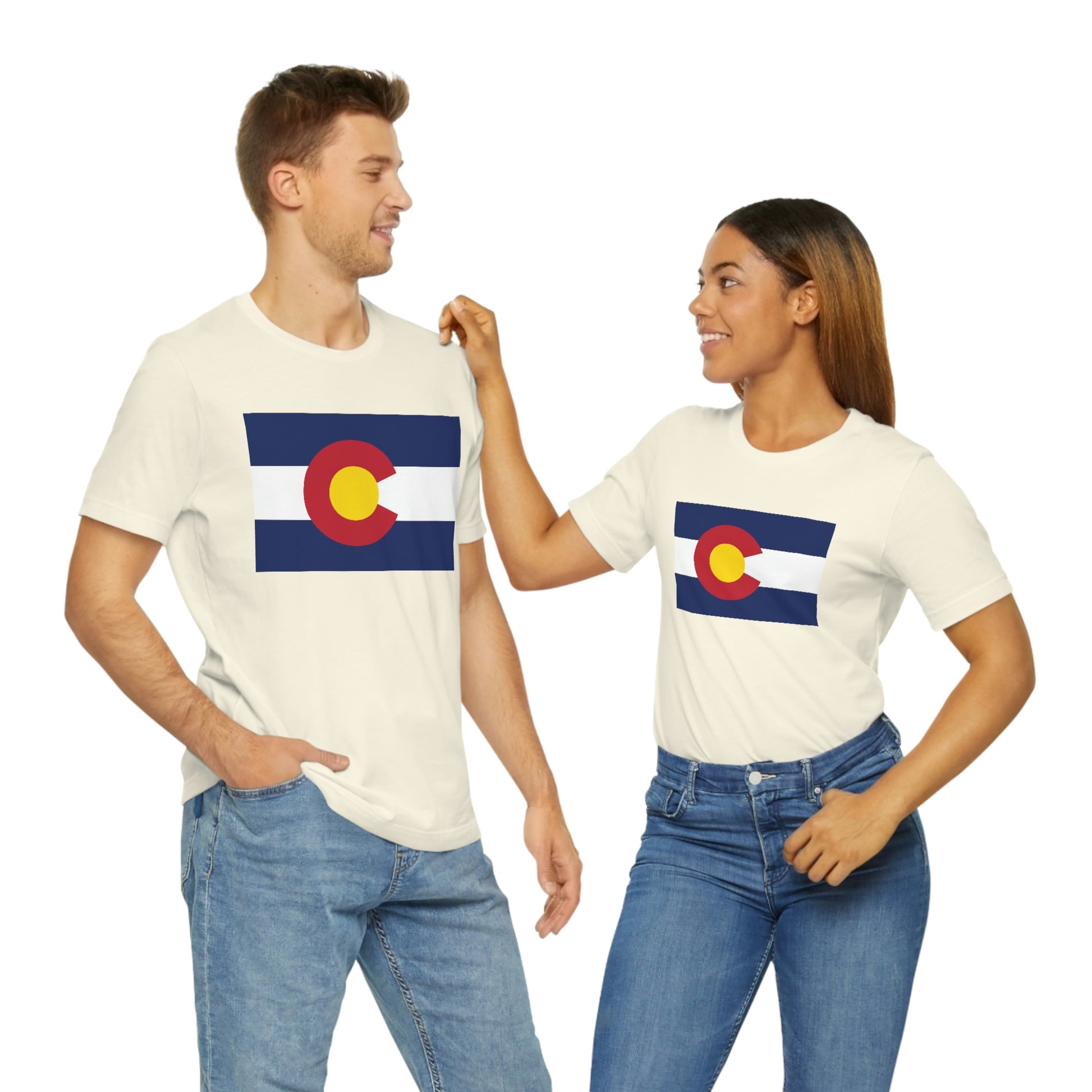 Colorado Flag Unisex Jersey Short Sleeve Tee Tshirt T-shirt
