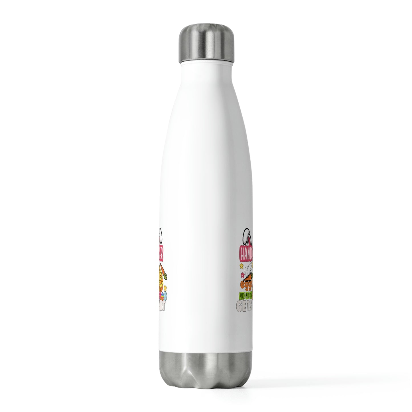 Hand Over the Eggs and No One Gets Hurt Easter 20oz Insulated Bottle