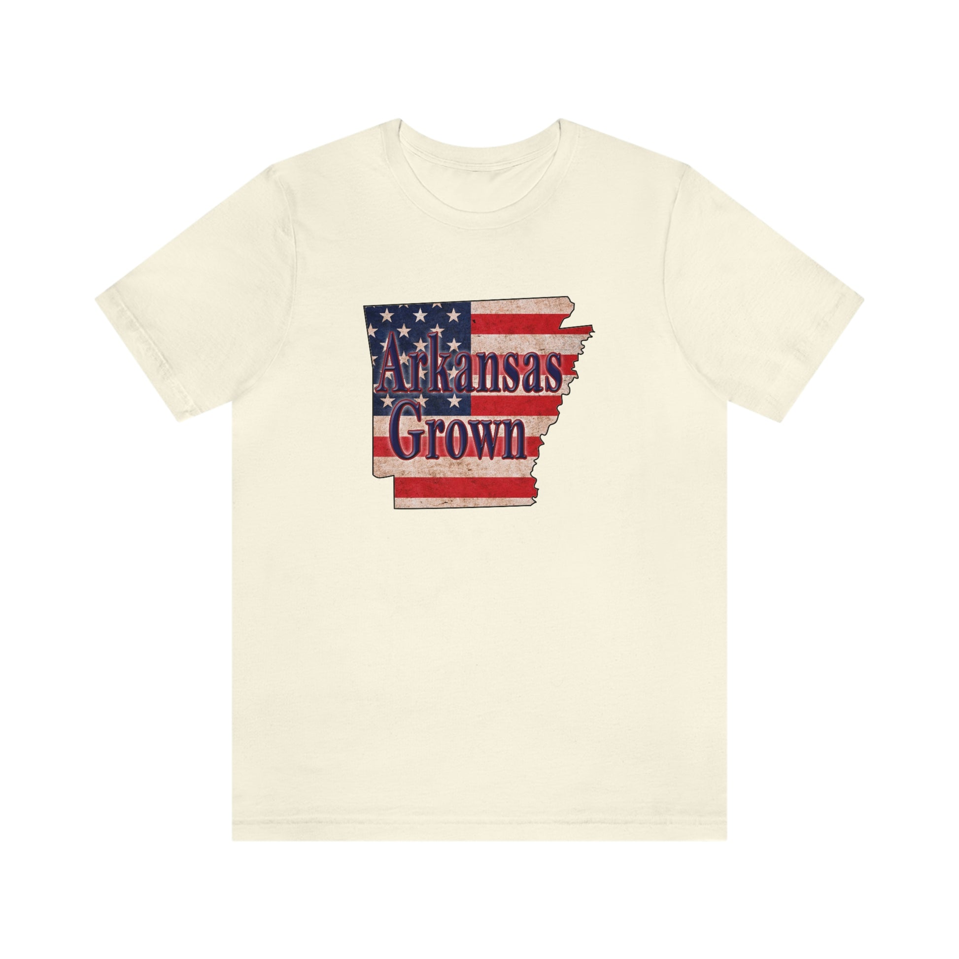 Arkansas Grown US Flag Unisex Jersey Short Sleeve Tee Tshirt T-shirt