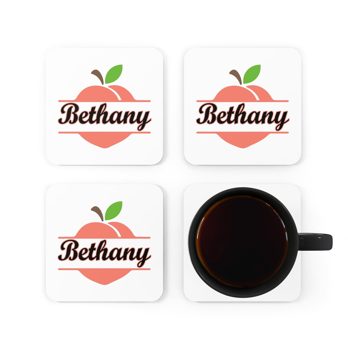 Bethany Georgia Corkwood Coaster Set