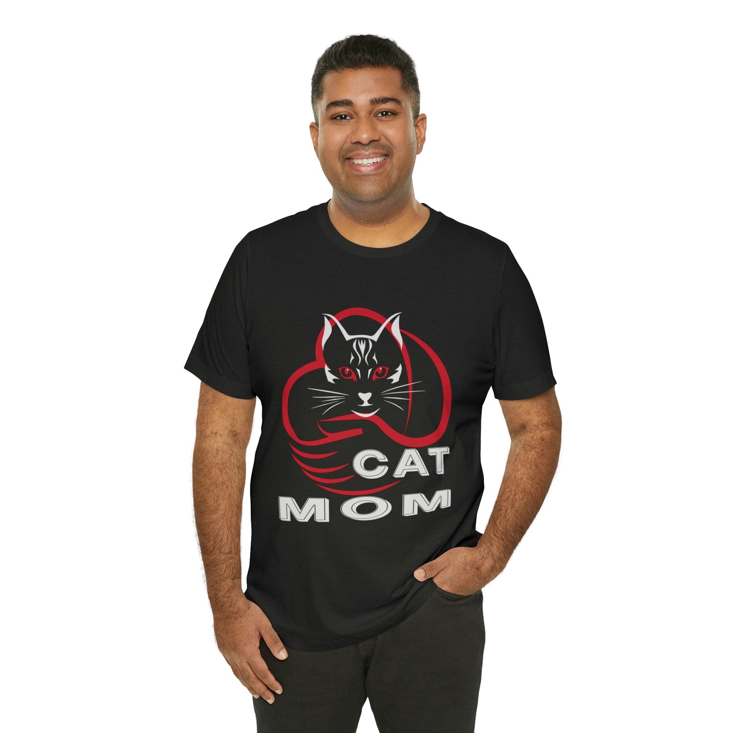 Cat Mom Short Sleeve T-shirt