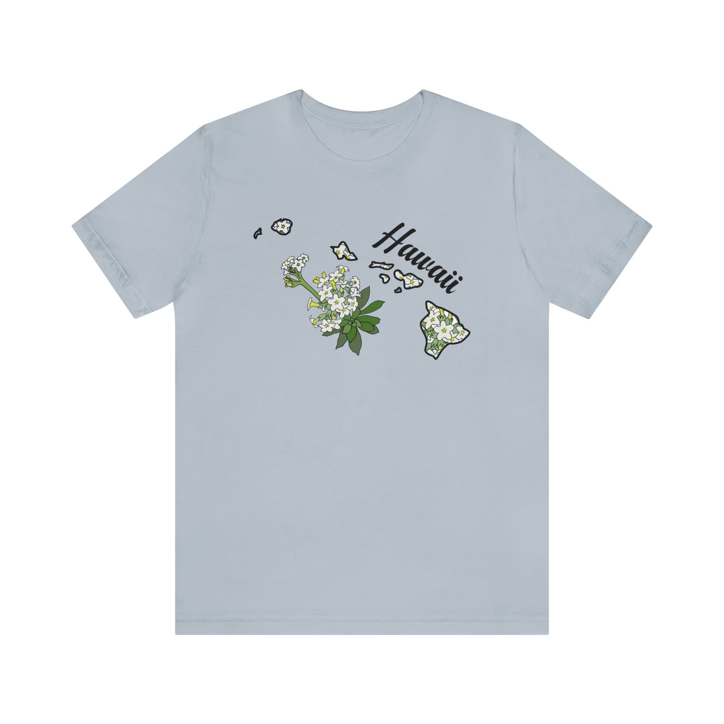 Hawaii State Flower Short Sleeve T-shirt