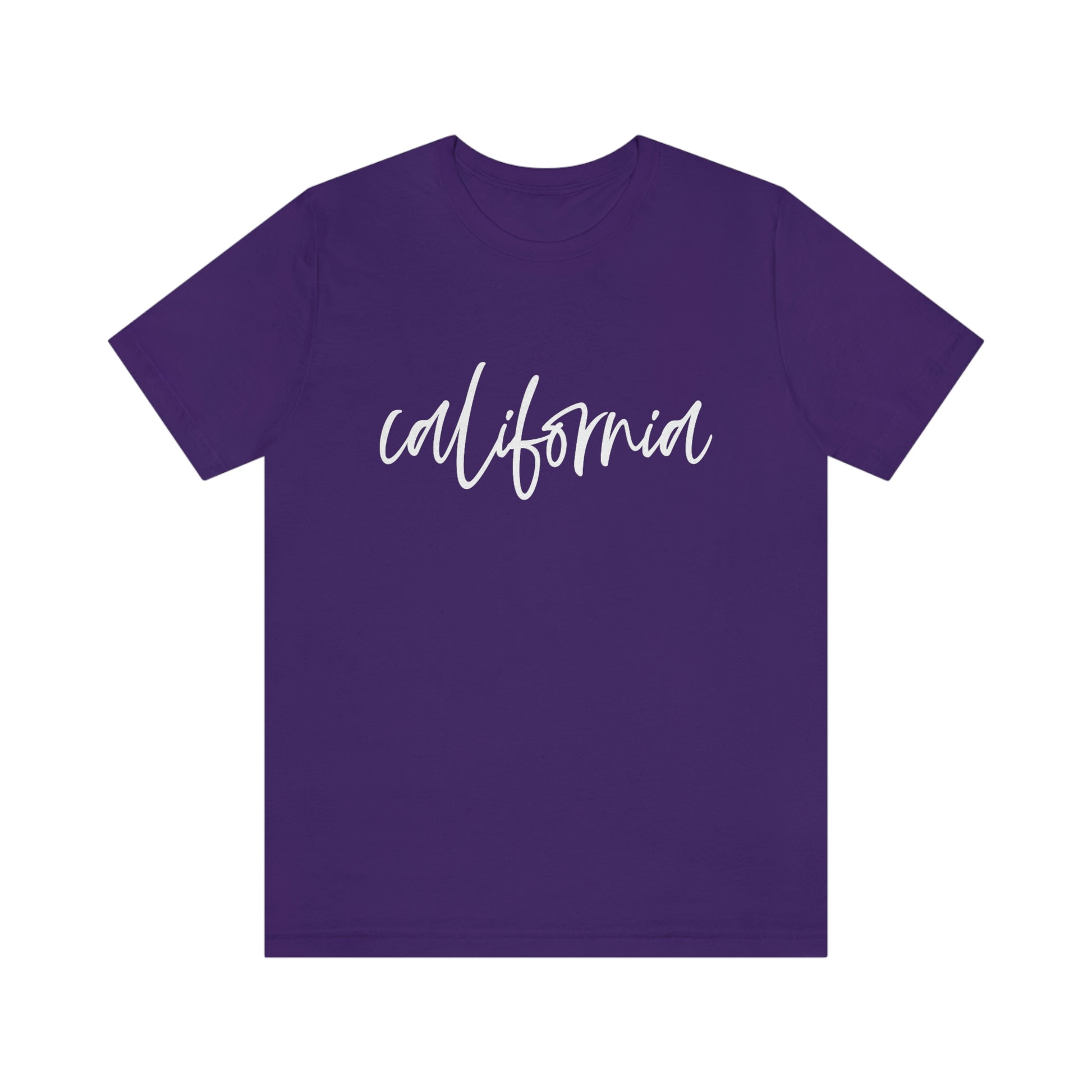 California Script Unisex Jersey Short Sleeve Tee Tshirt T-shirt