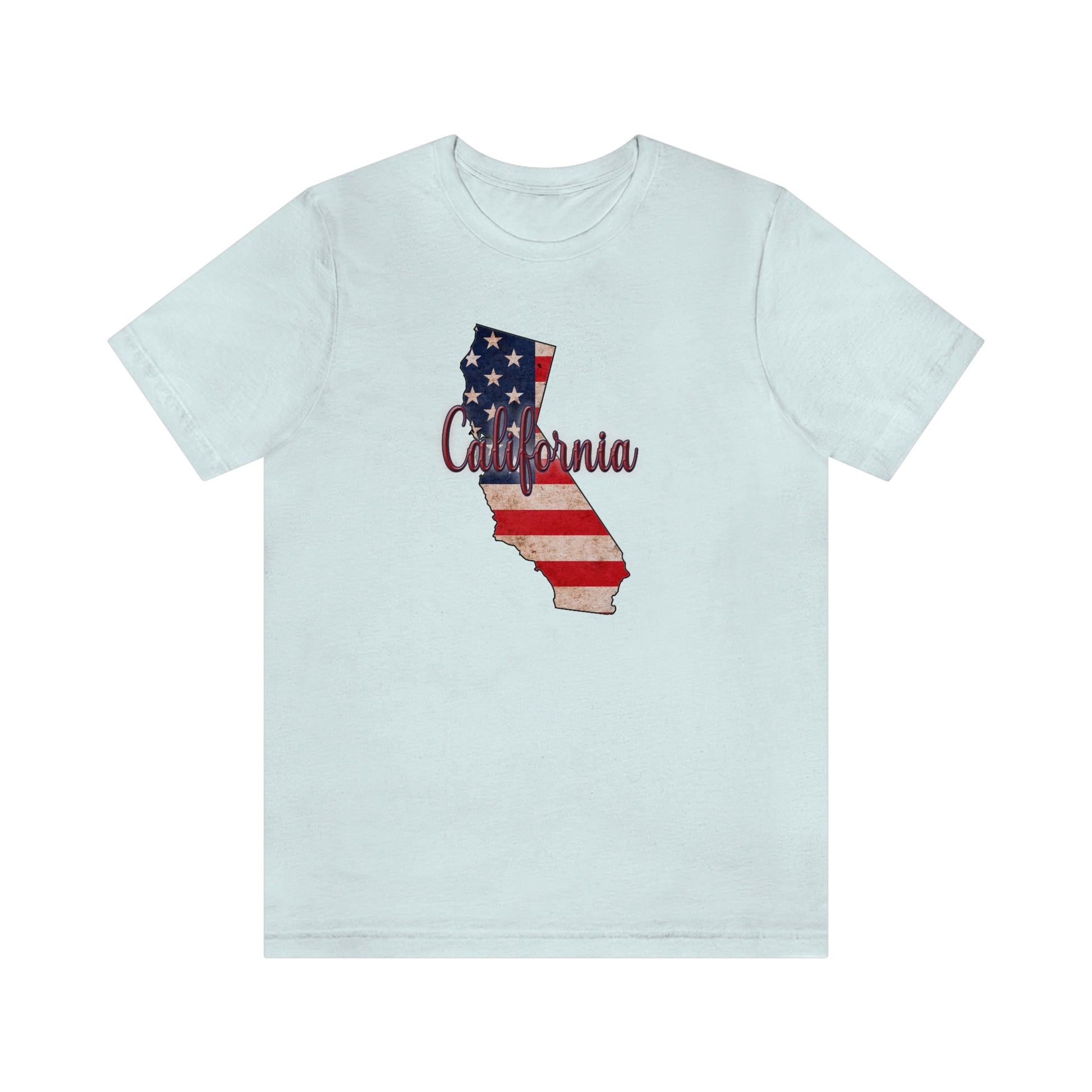 California US Flag Unisex Jersey Short Sleeve Tee Tshirt T-shirt
