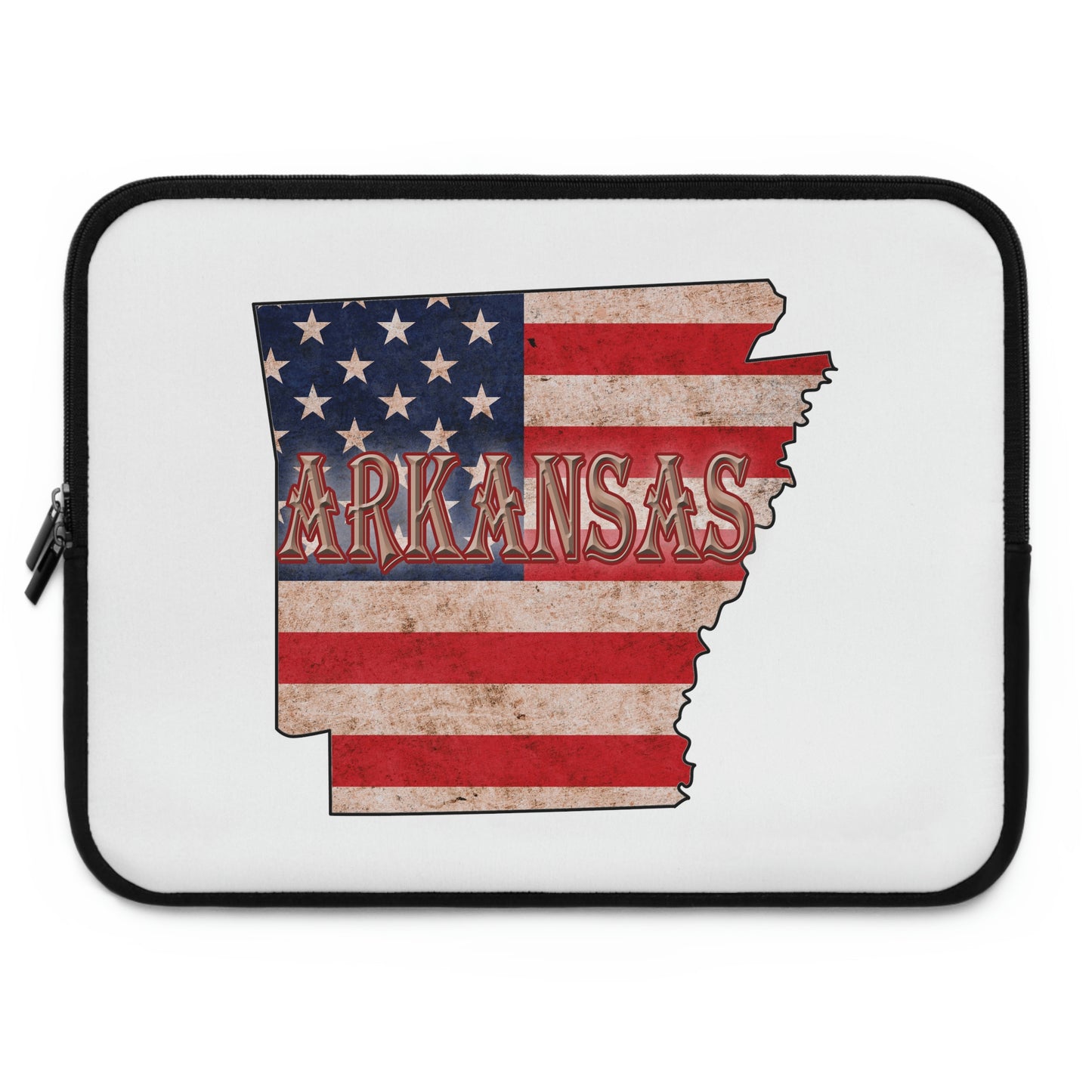 Arkansas US Flag Laptop Sleeve