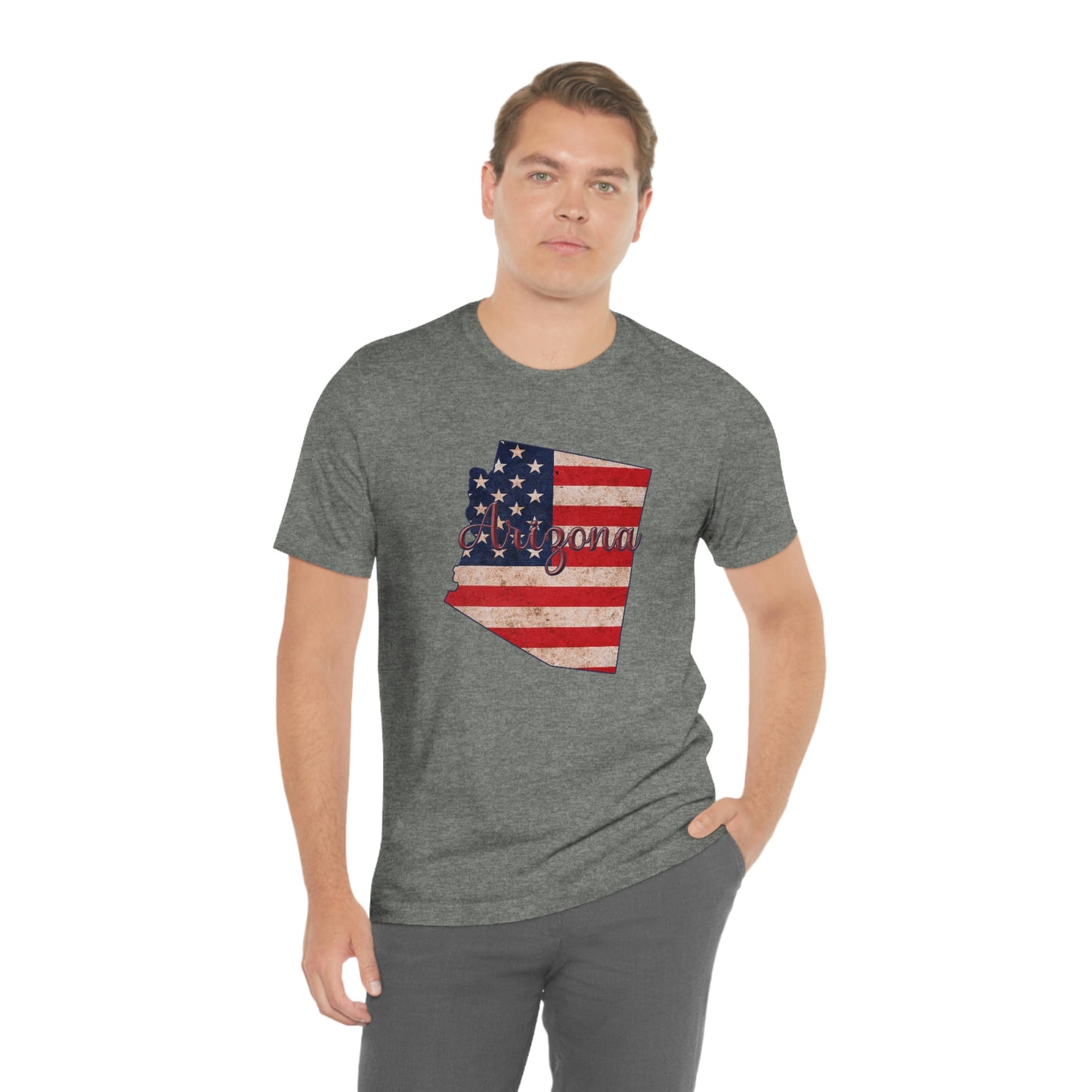 Arizona Flag Unisex Jersey Short Sleeve Tee Tshirt T-shirt