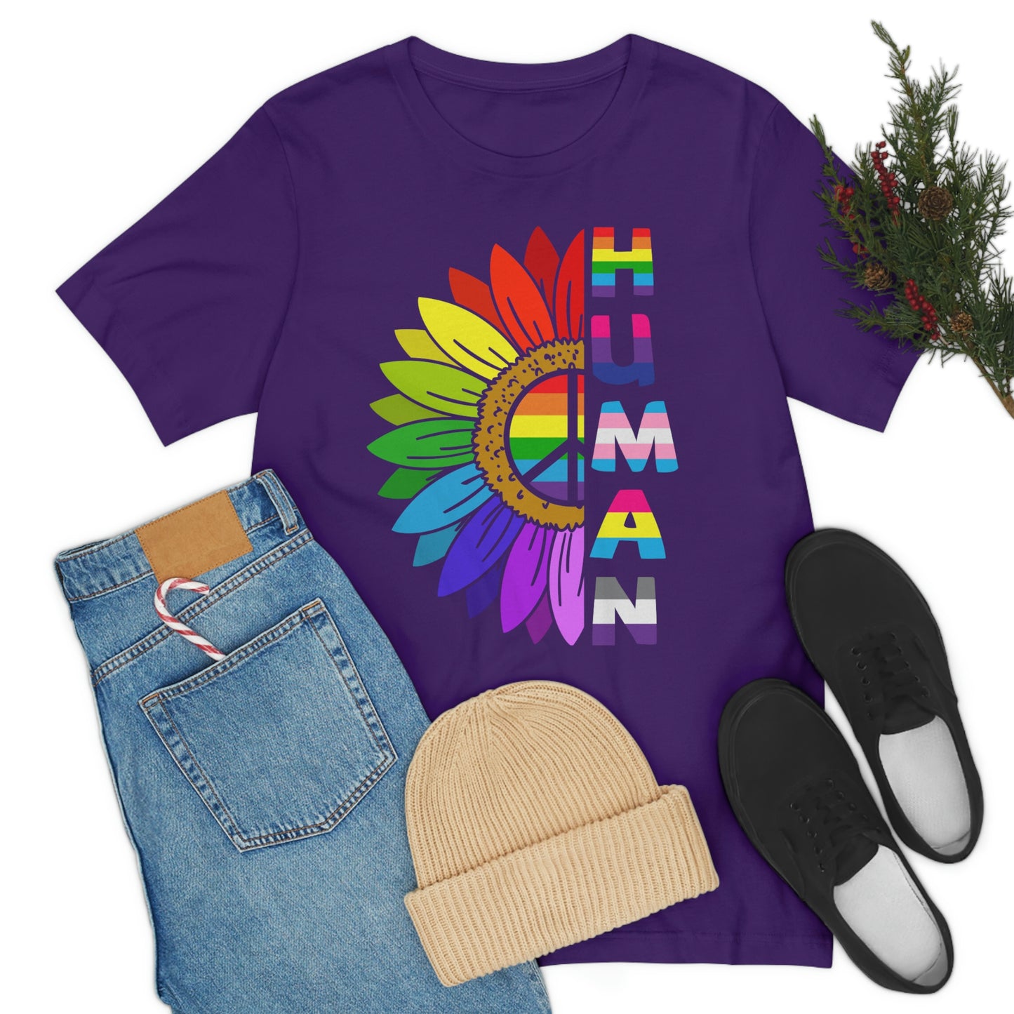 Human LGBTQIA Unisex Jersey Short Sleeve Tee