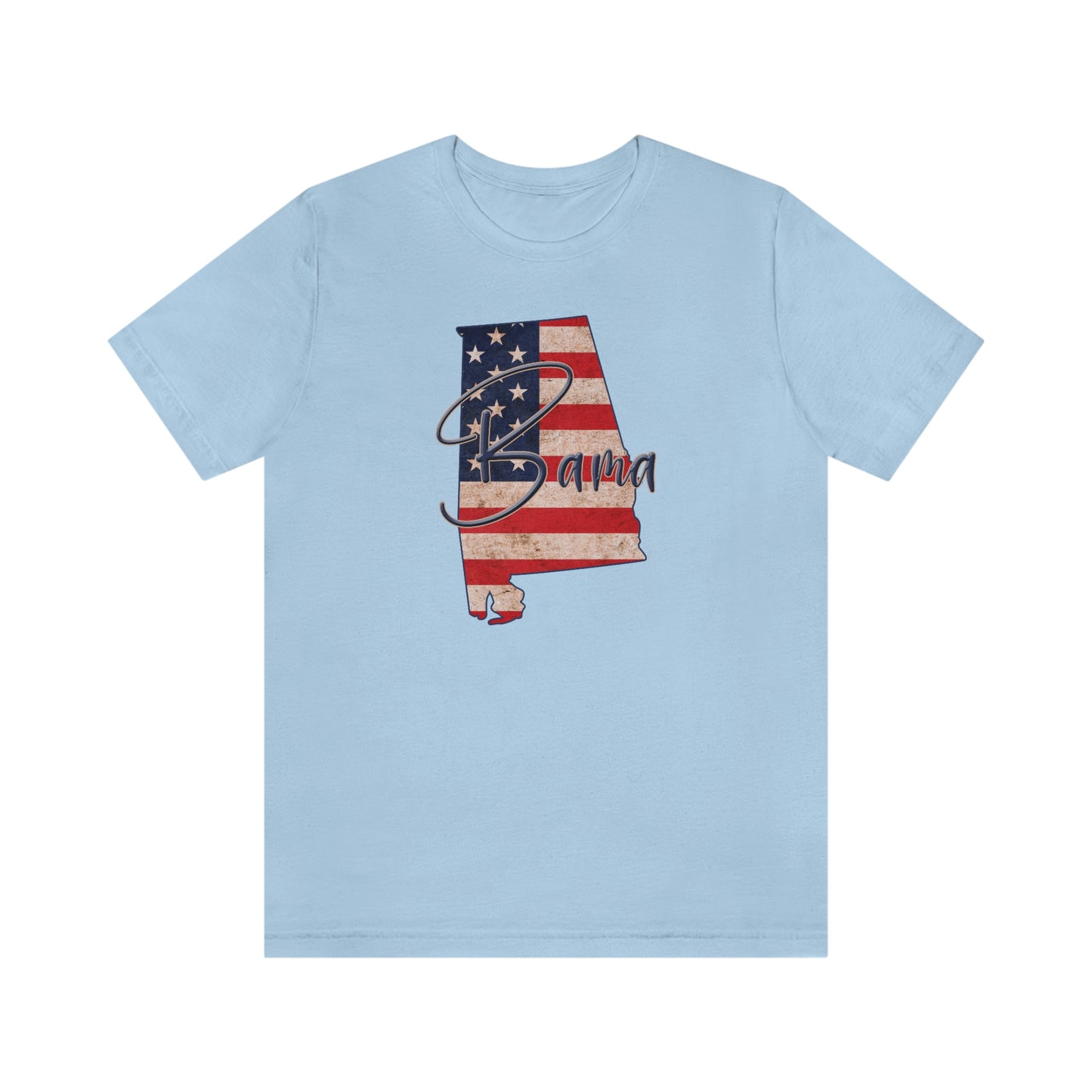 Alabama Bama Flag Unisex Jersey Short Sleeve T-shirt