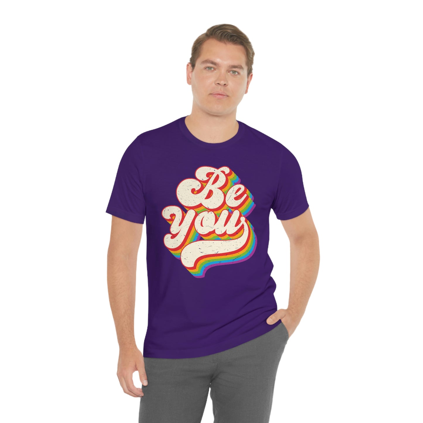 Be You LGBTQIA Unisex Jersey Short Sleeve Tee