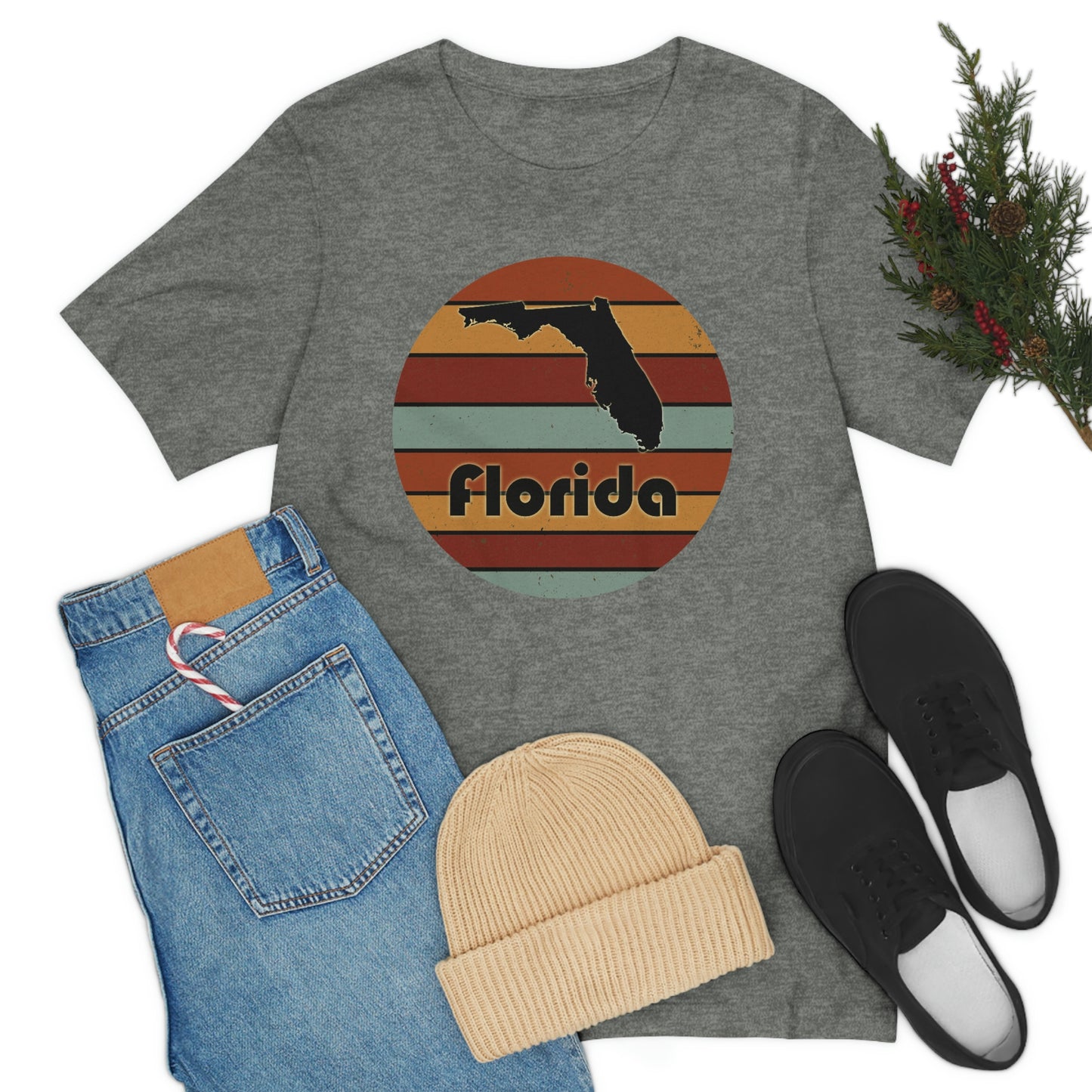 Florida Retro Sunset Short Sleeve T-shirt