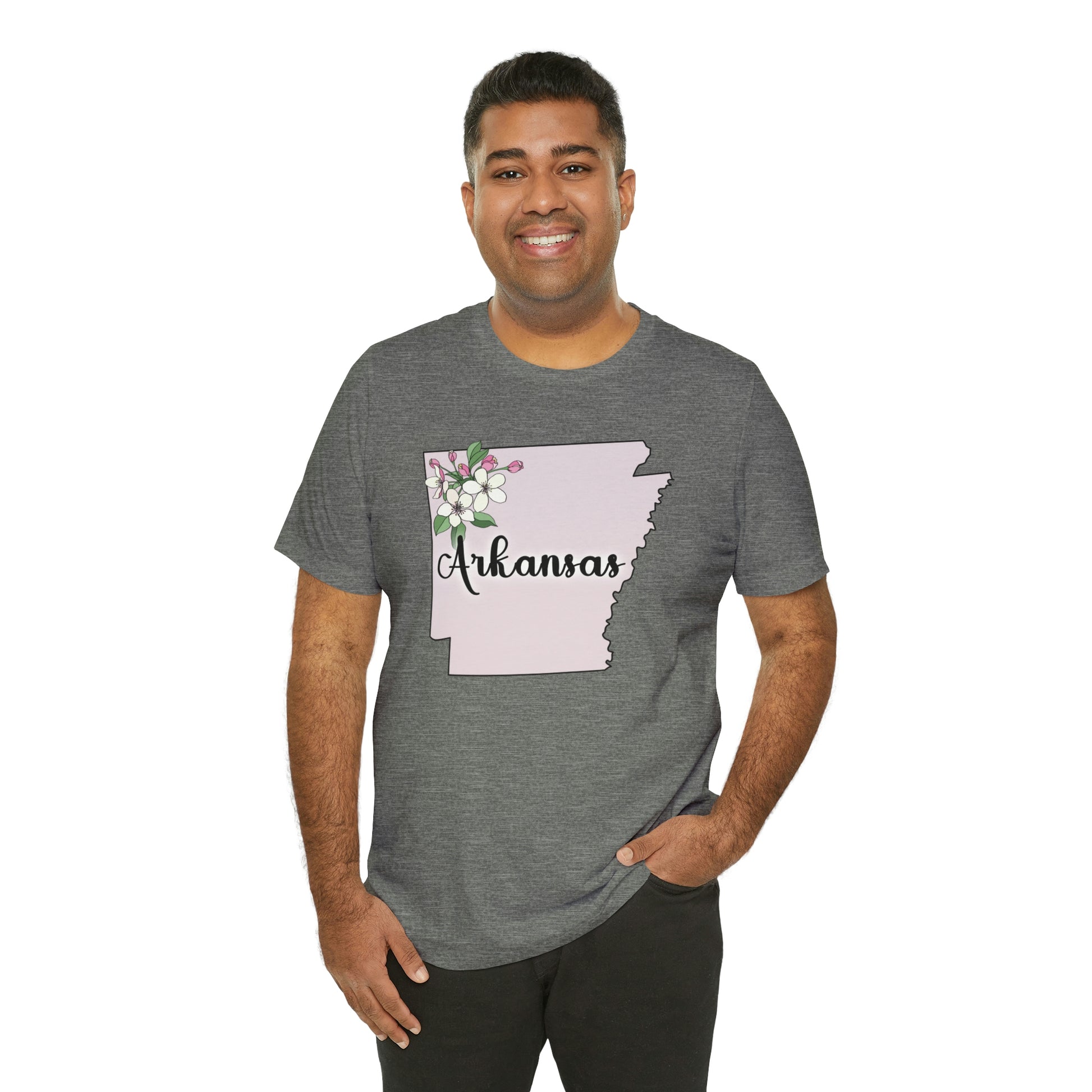 Arkansas State Flower Short Sleeve T-shirt