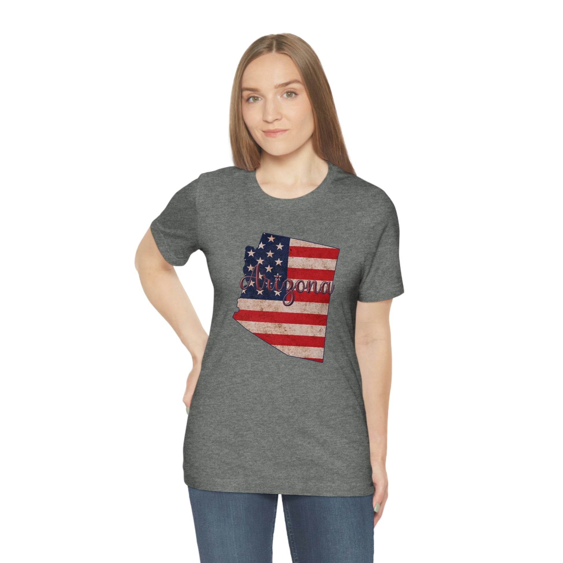 Arizona Flag Unisex Jersey Short Sleeve Tee Tshirt T-shirt