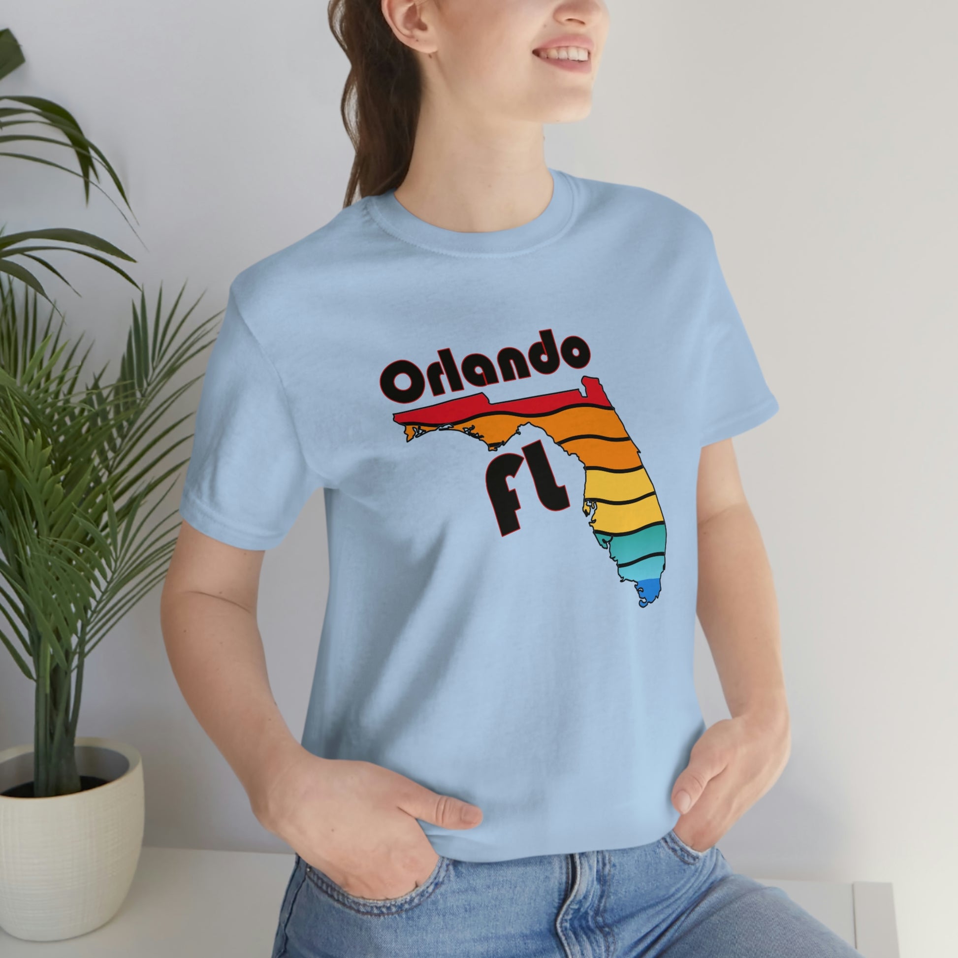 Orlando Florida Rainbow Florida Short Sleeve T-shirt