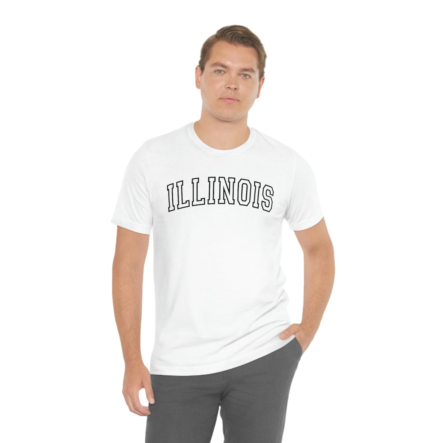 Illinois Varsity Letters Arch Short Sleeve T-shirt