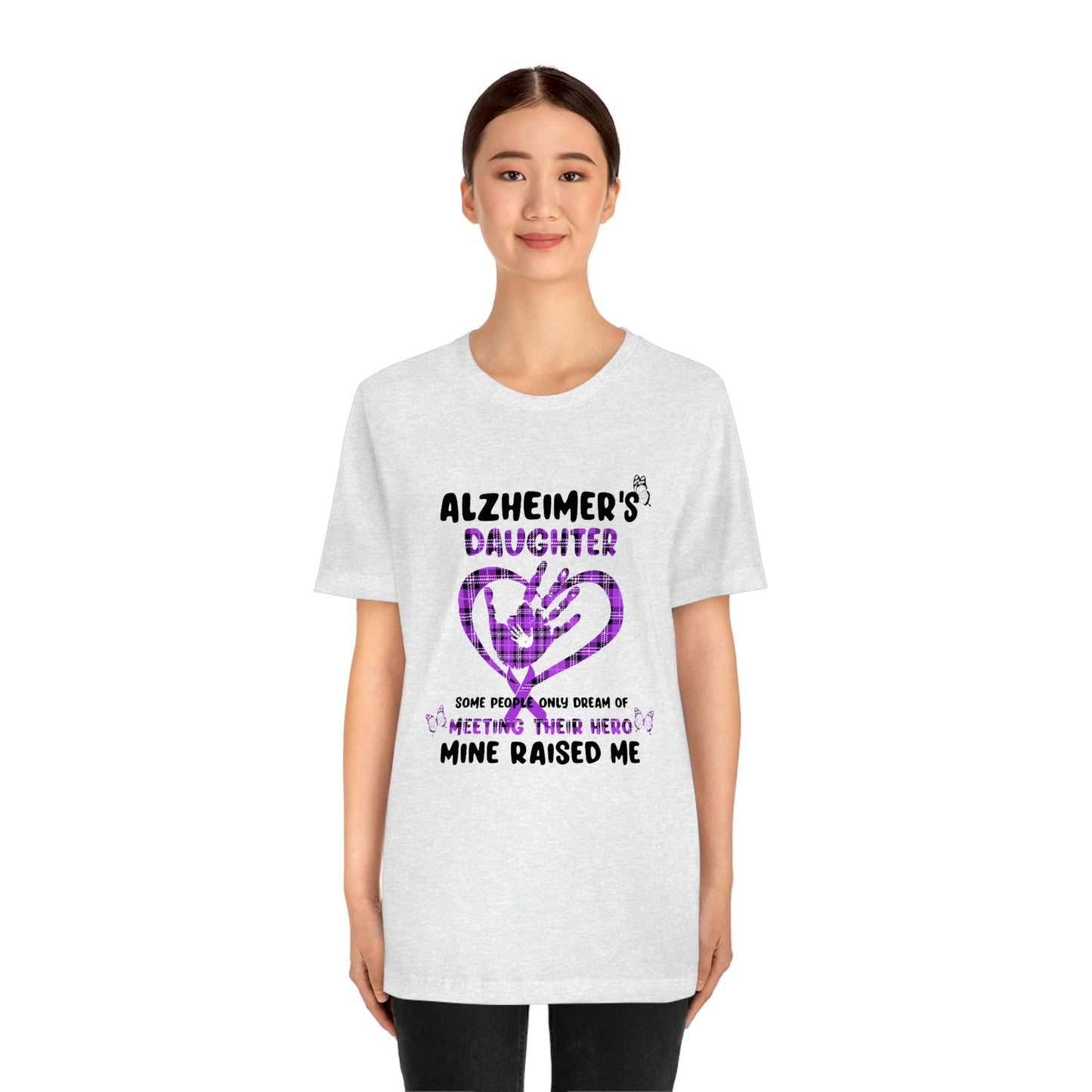 Alzheimer's Daughter Print Unisex Jersey Short Sleeve Tee