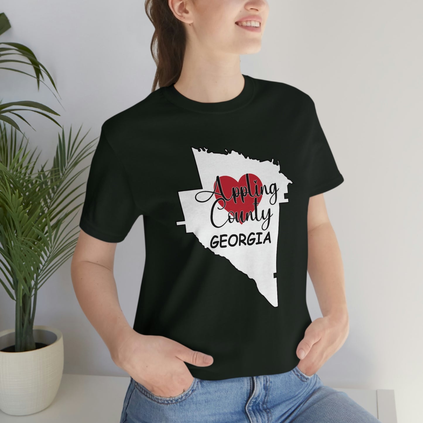 Appling County Georgia Unisex Jersey Short Sleeve Tee