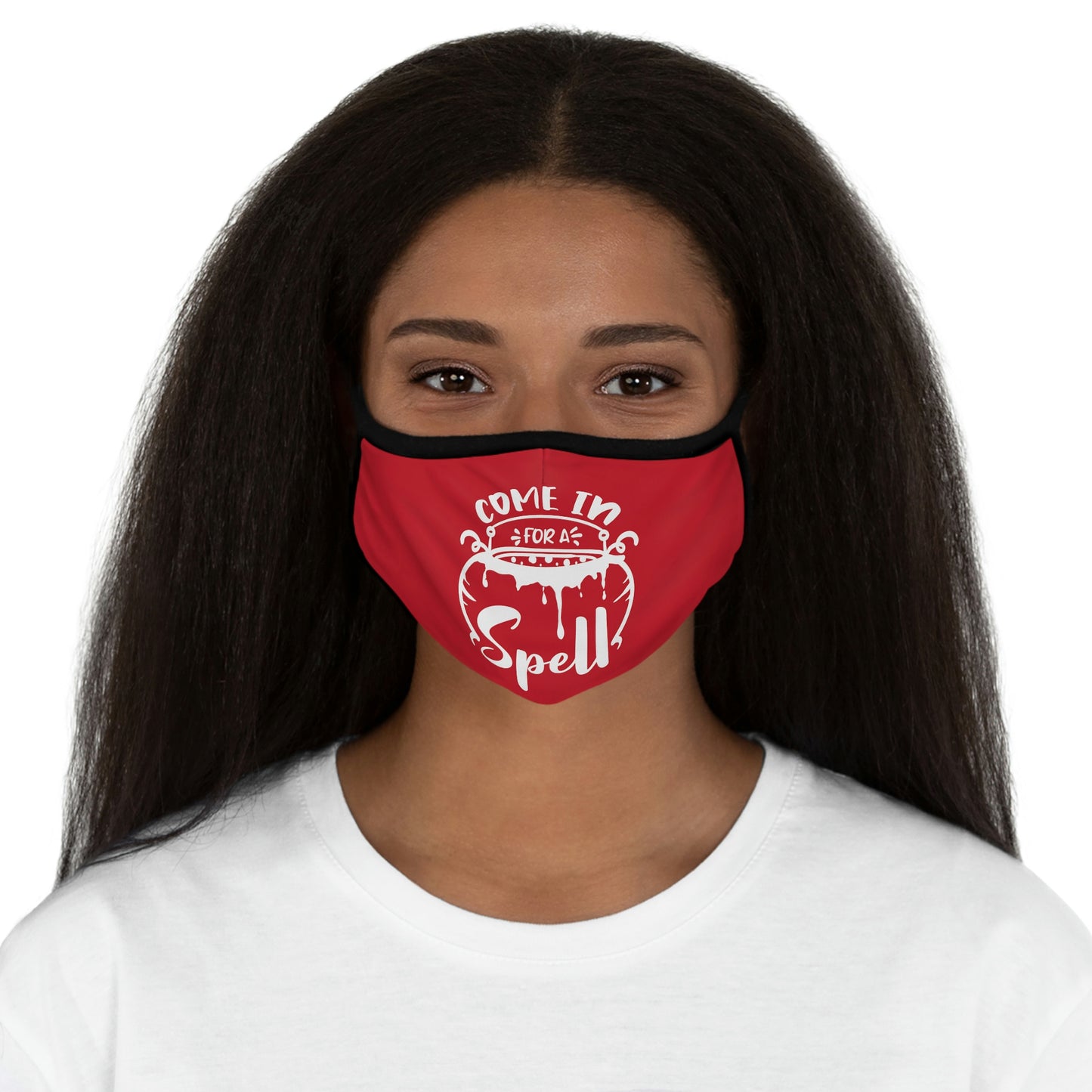 Come in for a Spell Fitted Polyester Face Mask