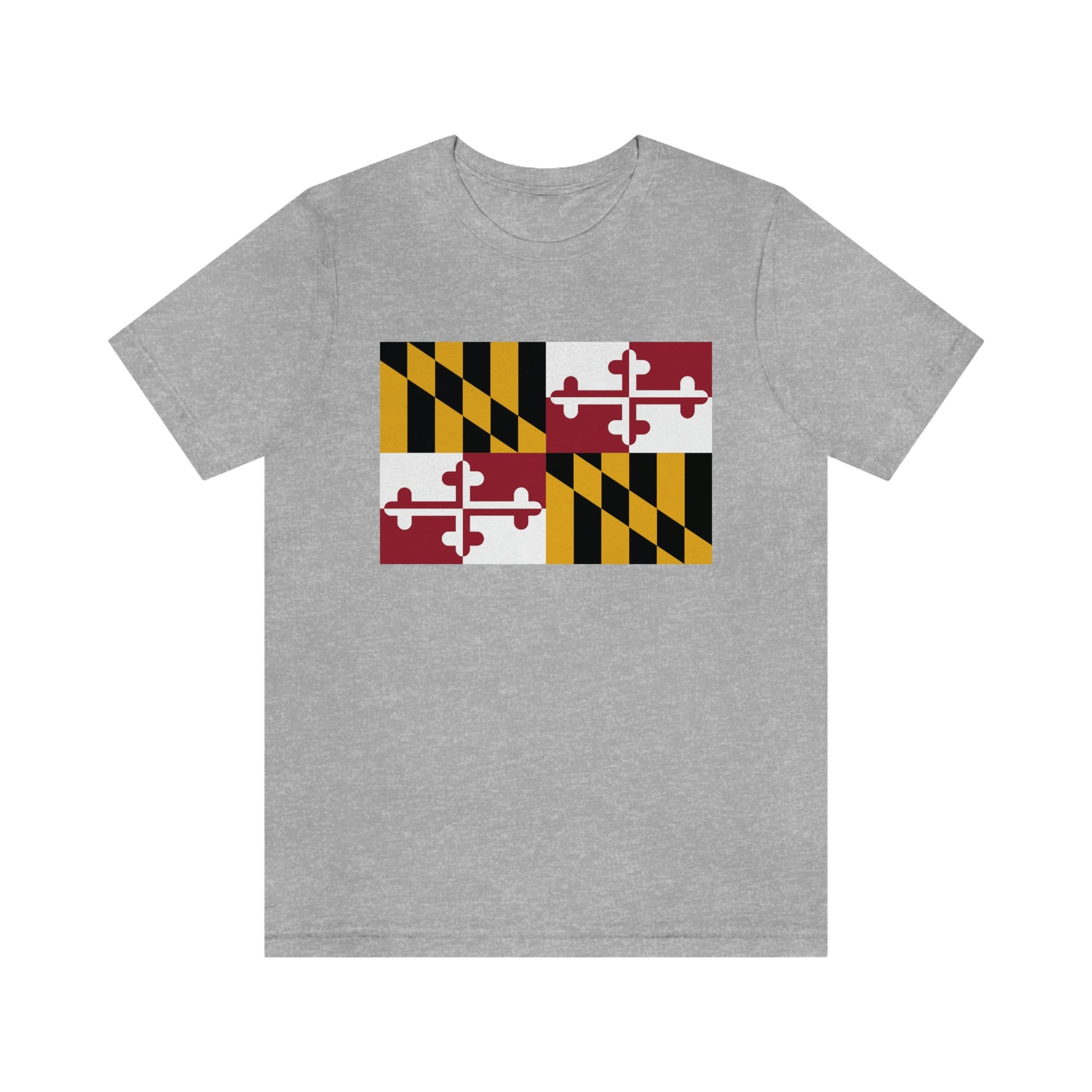 Maryland Flag Unisex Jersey Short Sleeve Tee Tshirt T-shirt