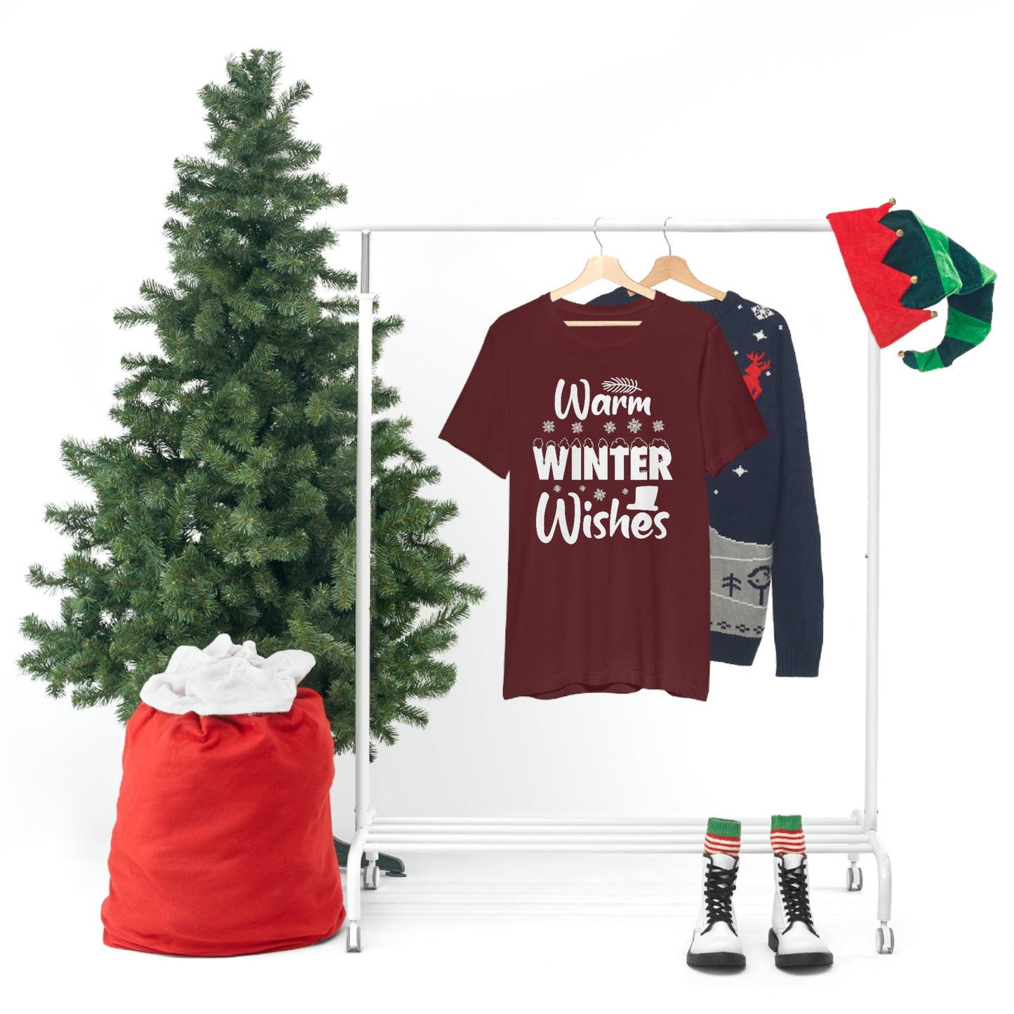 Warm Winter Wishes Unisex Jersey Short Sleeve Tee