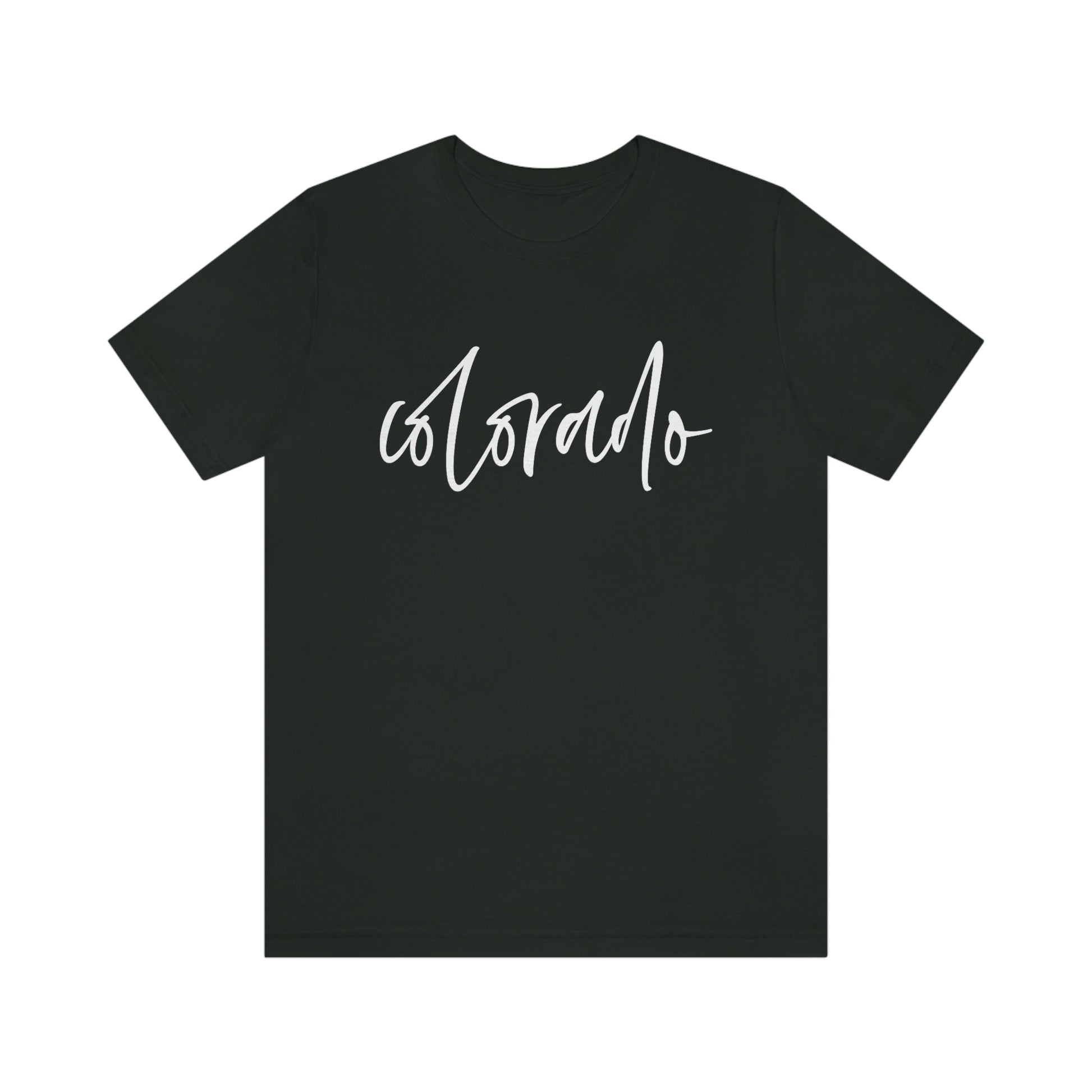 Colorado Script Unisex Jersey Short Sleeve Tee Tshirt T-shirt