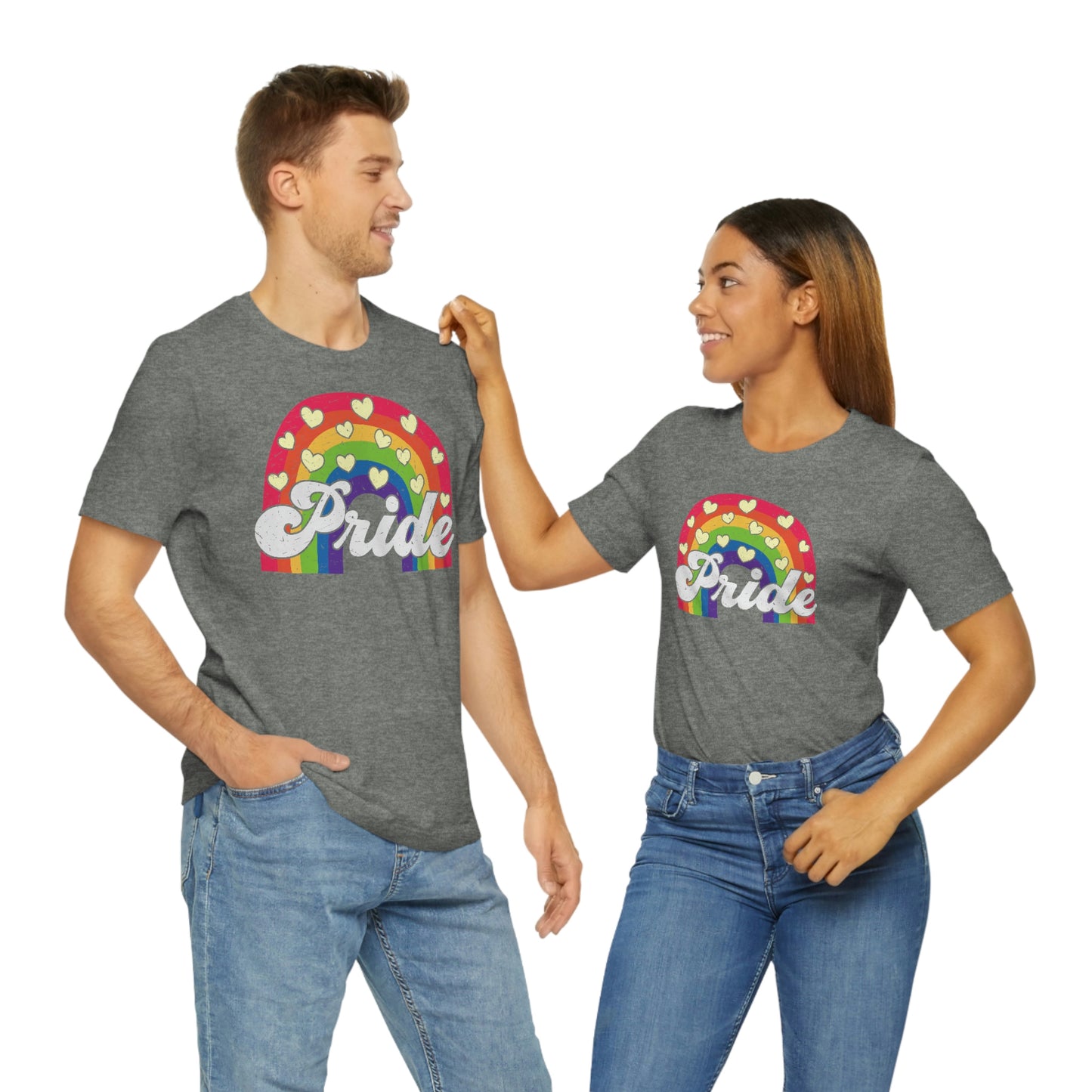 Pride Rainbow LGBTQIA Unisex Jersey Short Sleeve Tee