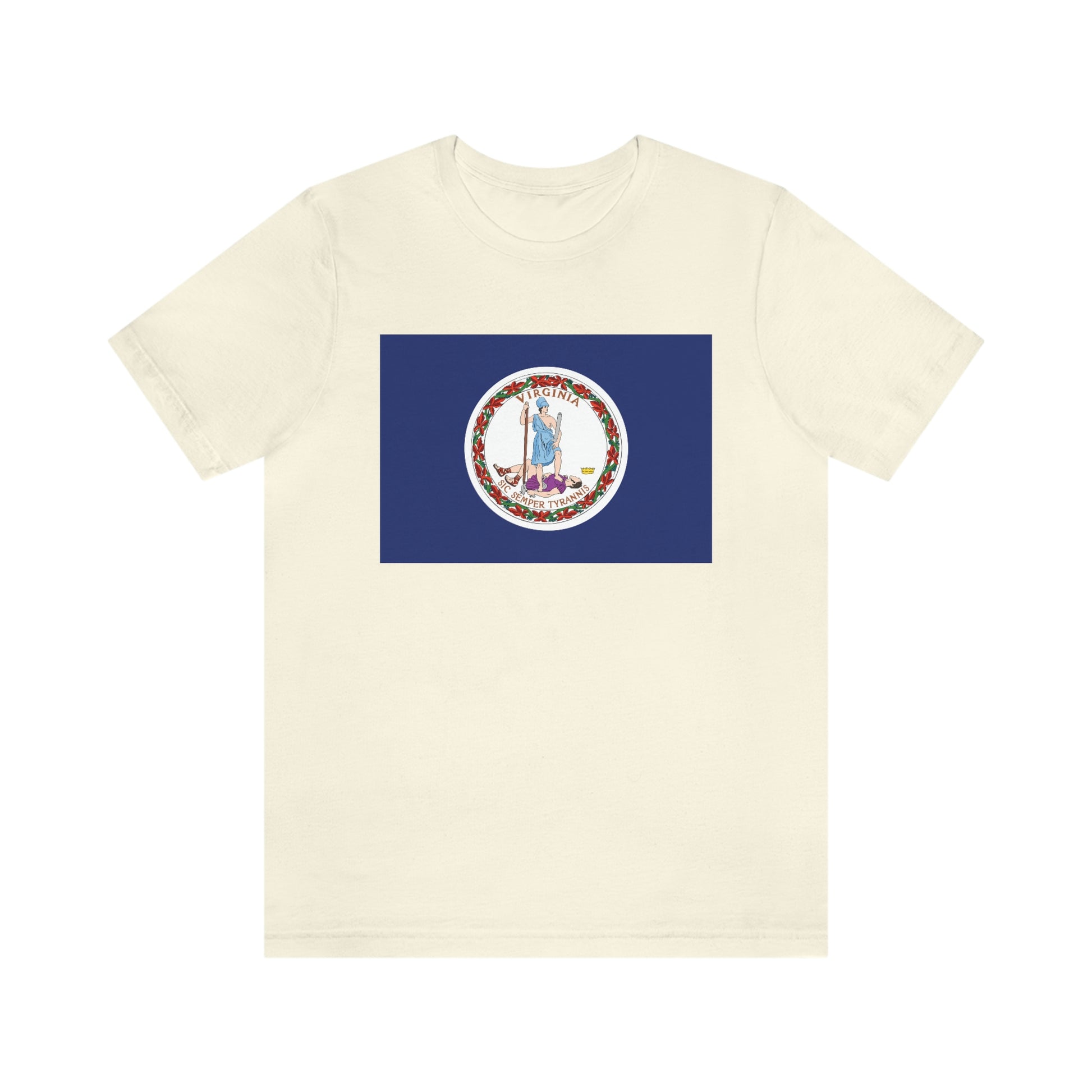 Virginia Flag Unisex Jersey Short Sleeve Tee Tshirt T-shirt