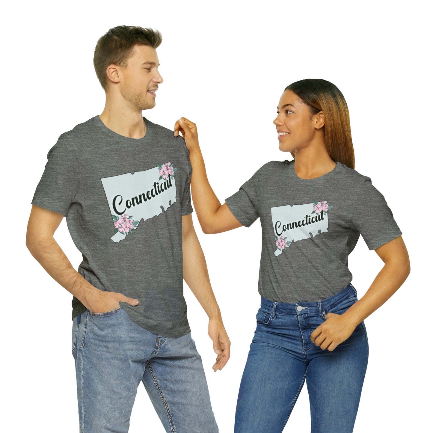 Connecticut State Flower Short Sleeve T-shirt