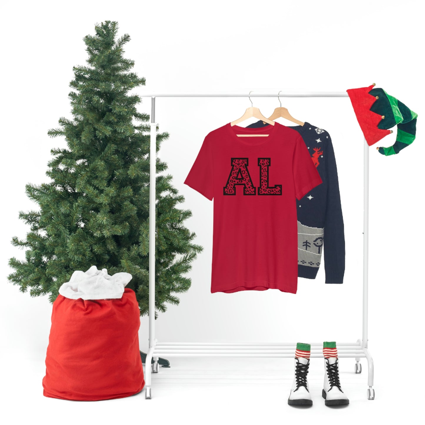 Alabama AL Leopard Unisex Jersey Short Sleeve T-shirt