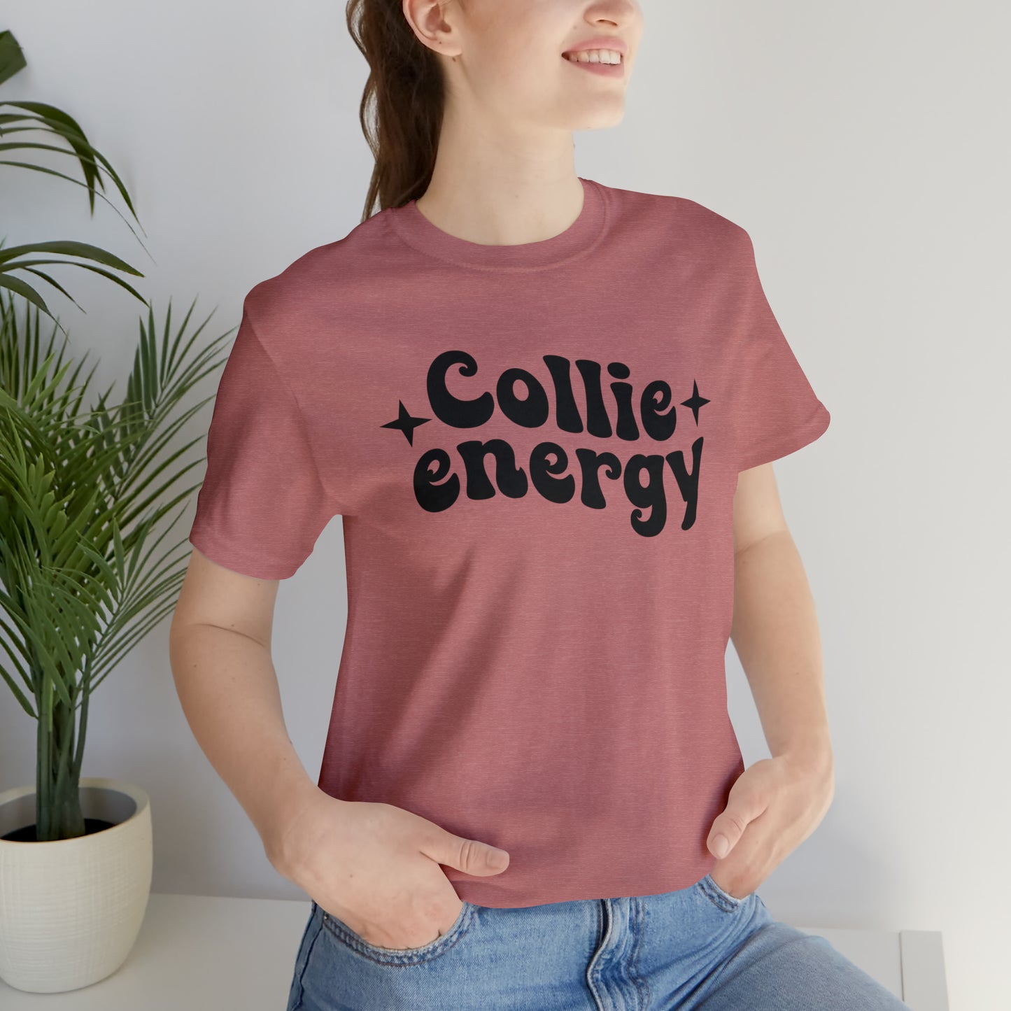 Collie Energy Dog Short Sleeve T-shirt