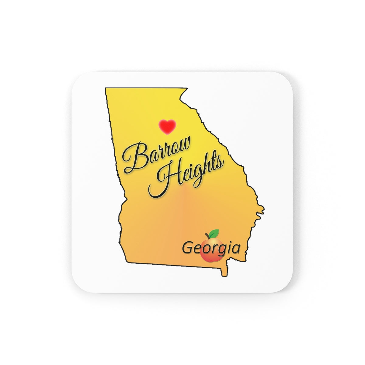 Barrow Heights Georgia Corkwood Coaster Set