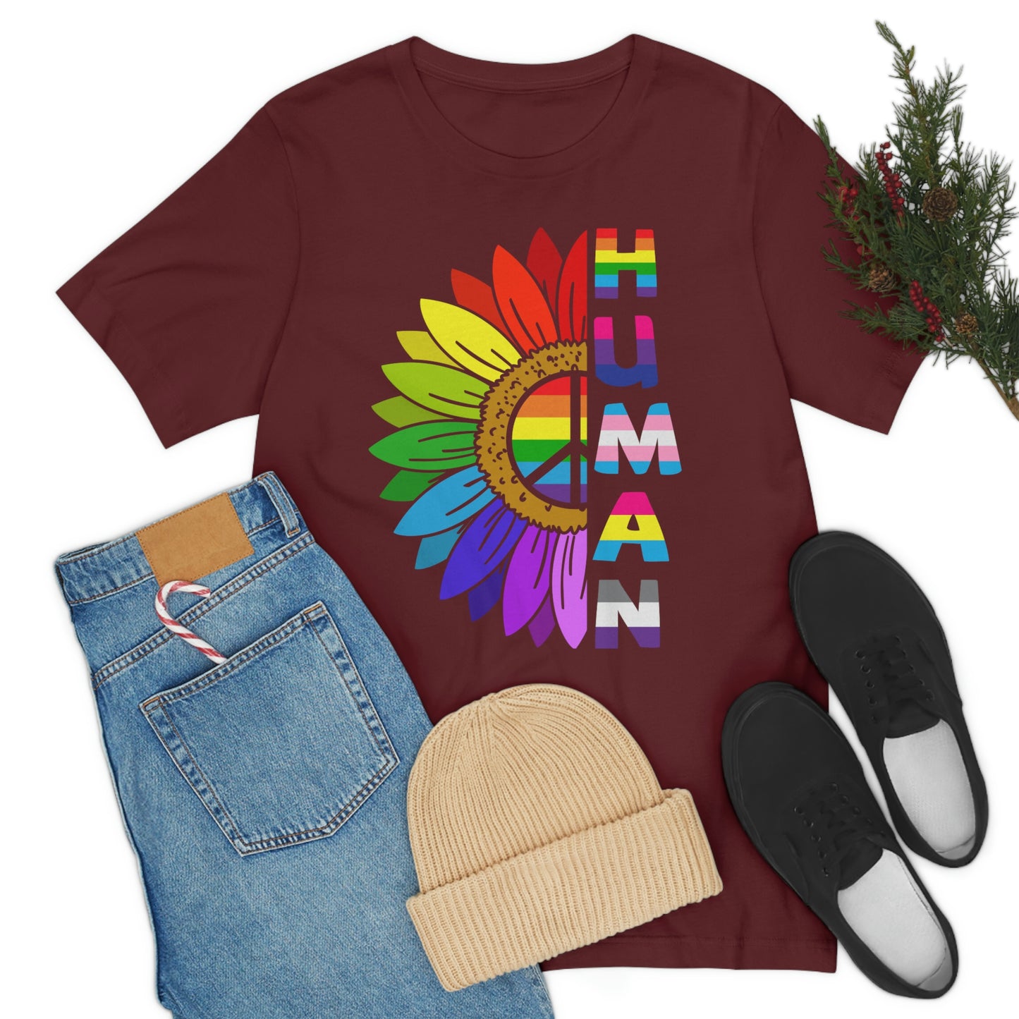 Human LGBTQIA Unisex Jersey Short Sleeve Tee