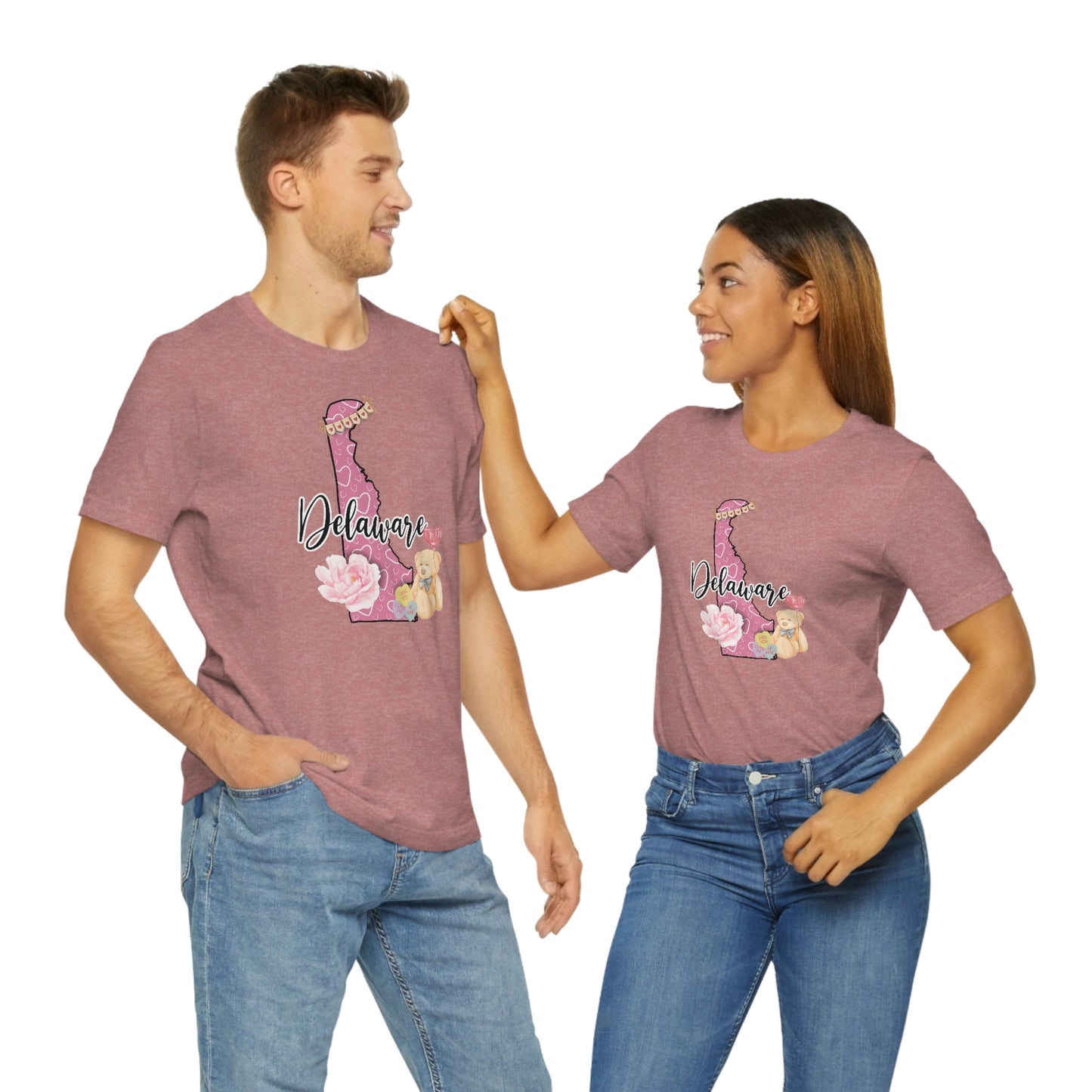 Delaware Valentine Short Sleeve  T-shirt