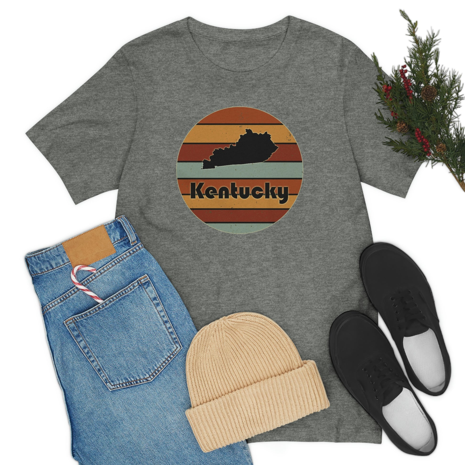 Kentucky Retro Sunset Short Sleeve T-shirt