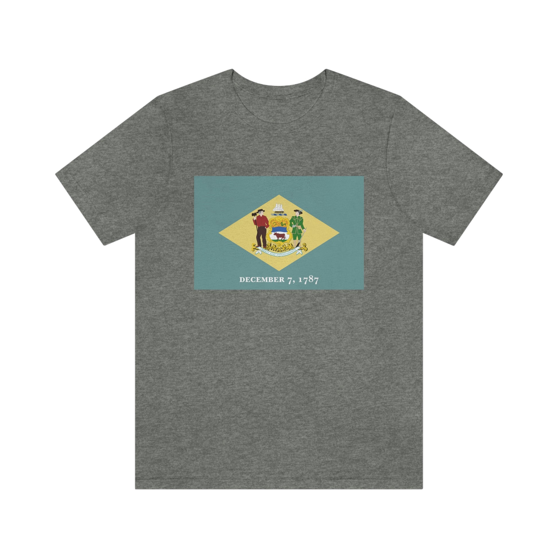 Delaware Flag Unisex Jersey Short Sleeve Tee Tshirt T-shirt