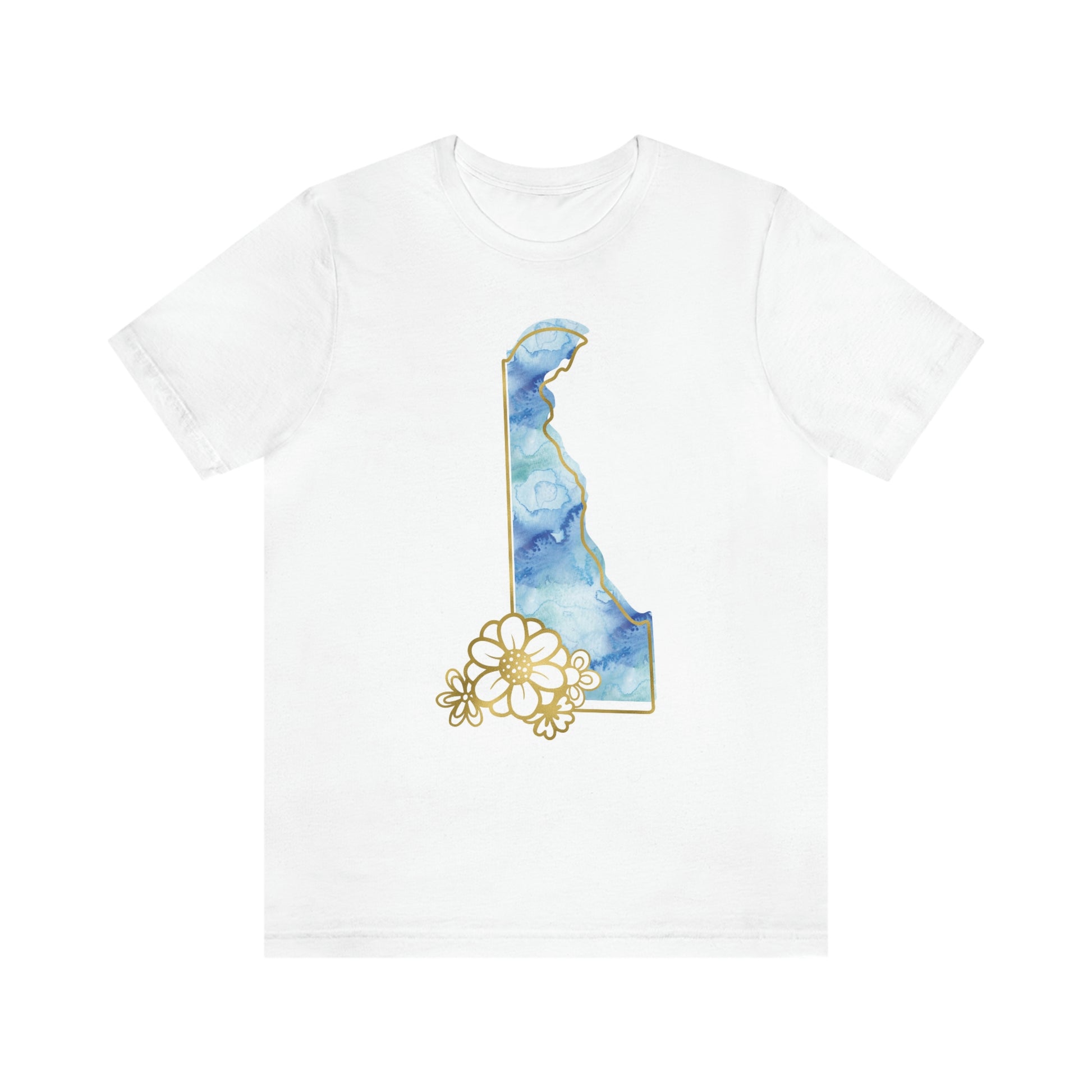 Delaware Watercolor Short Sleeve T-shirt
