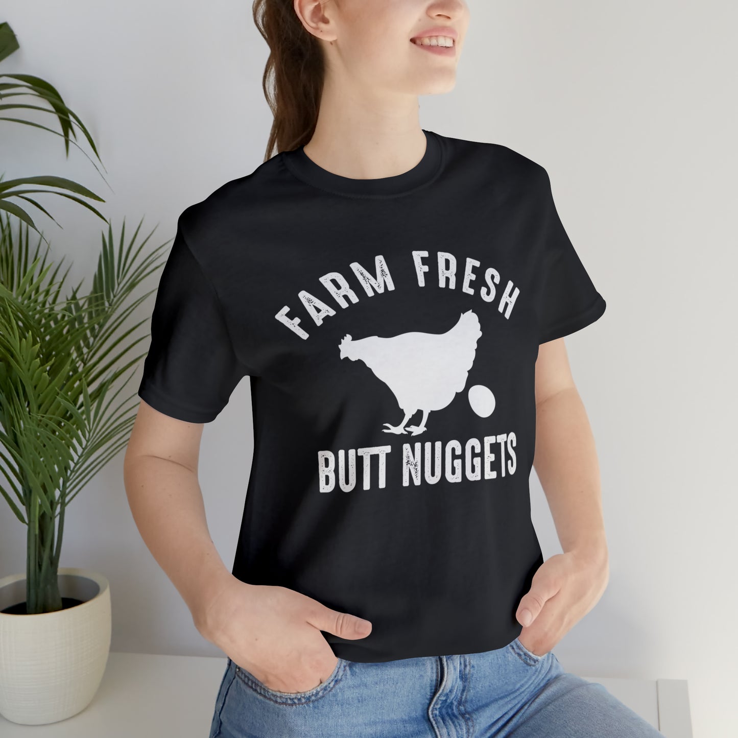 Farm Fresh Butt Nuggets Chicken Short Sleeve T-shirt