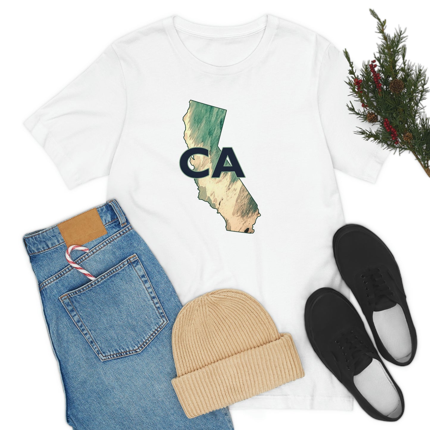 California Beach Unisex Jersey Short Sleeve Tee Tshirt T-shirt