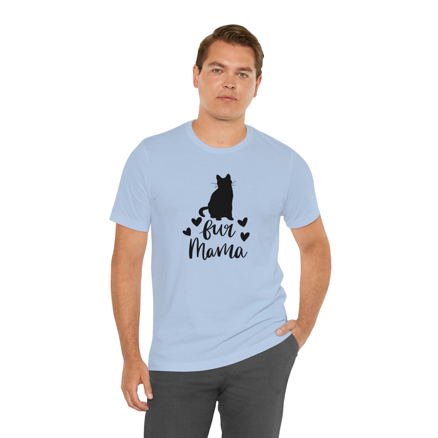Fur Mama Cat Short Sleeve T-shirt