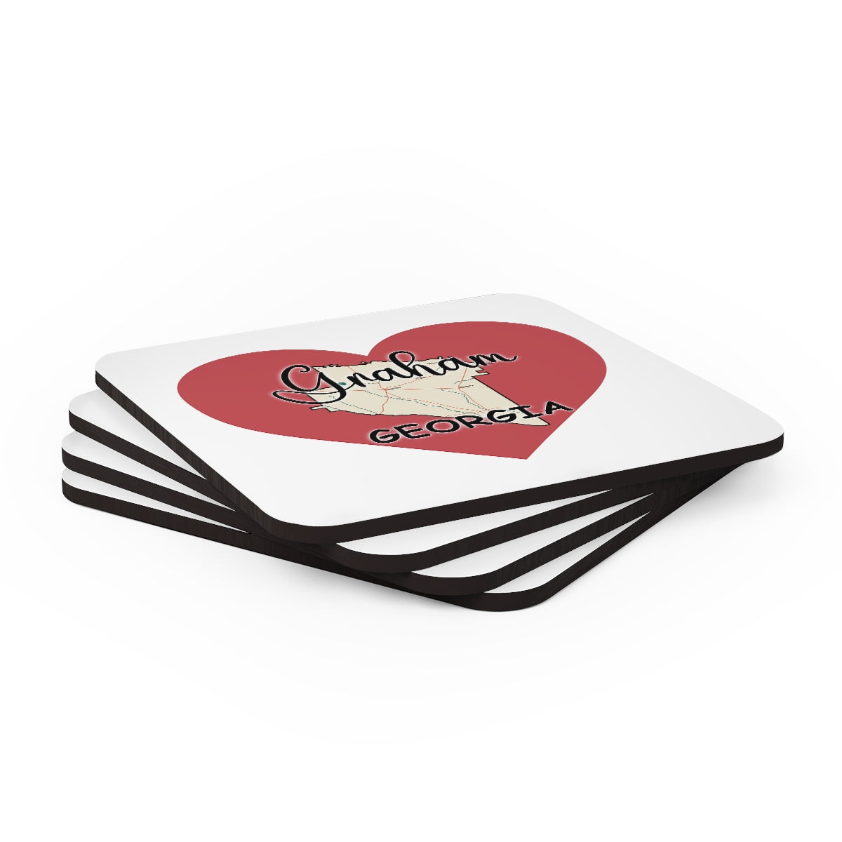 Graham Georgia Corkwood Coaster Set